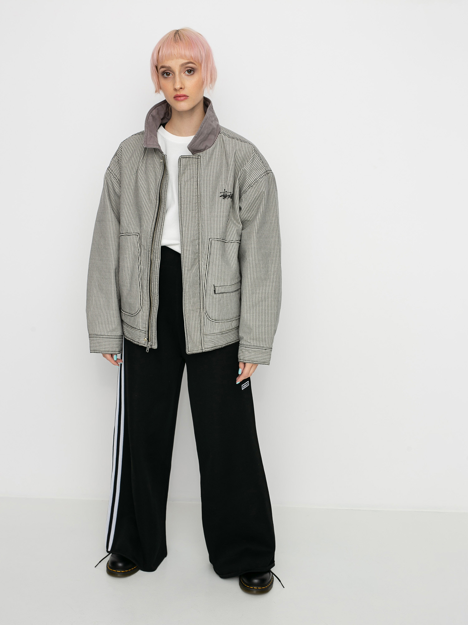 Kurtka Stussy Drizzler Plaid Bomber Wmn (multi)
