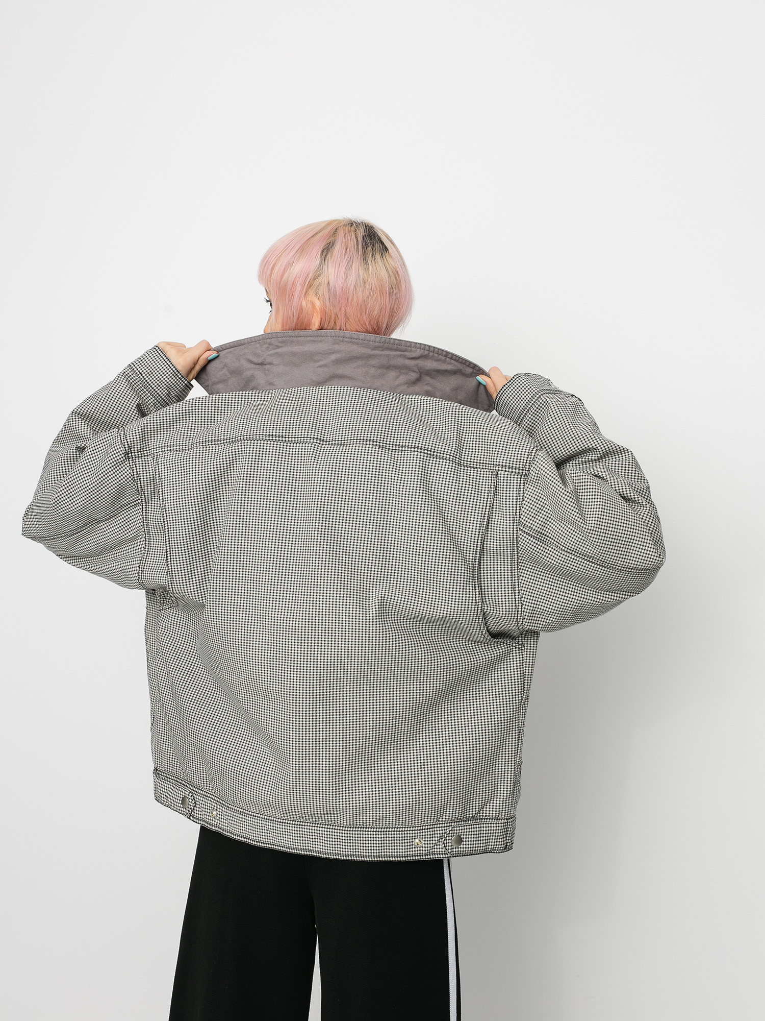 Kurtka Stussy Drizzler Plaid Bomber Wmn (multi)