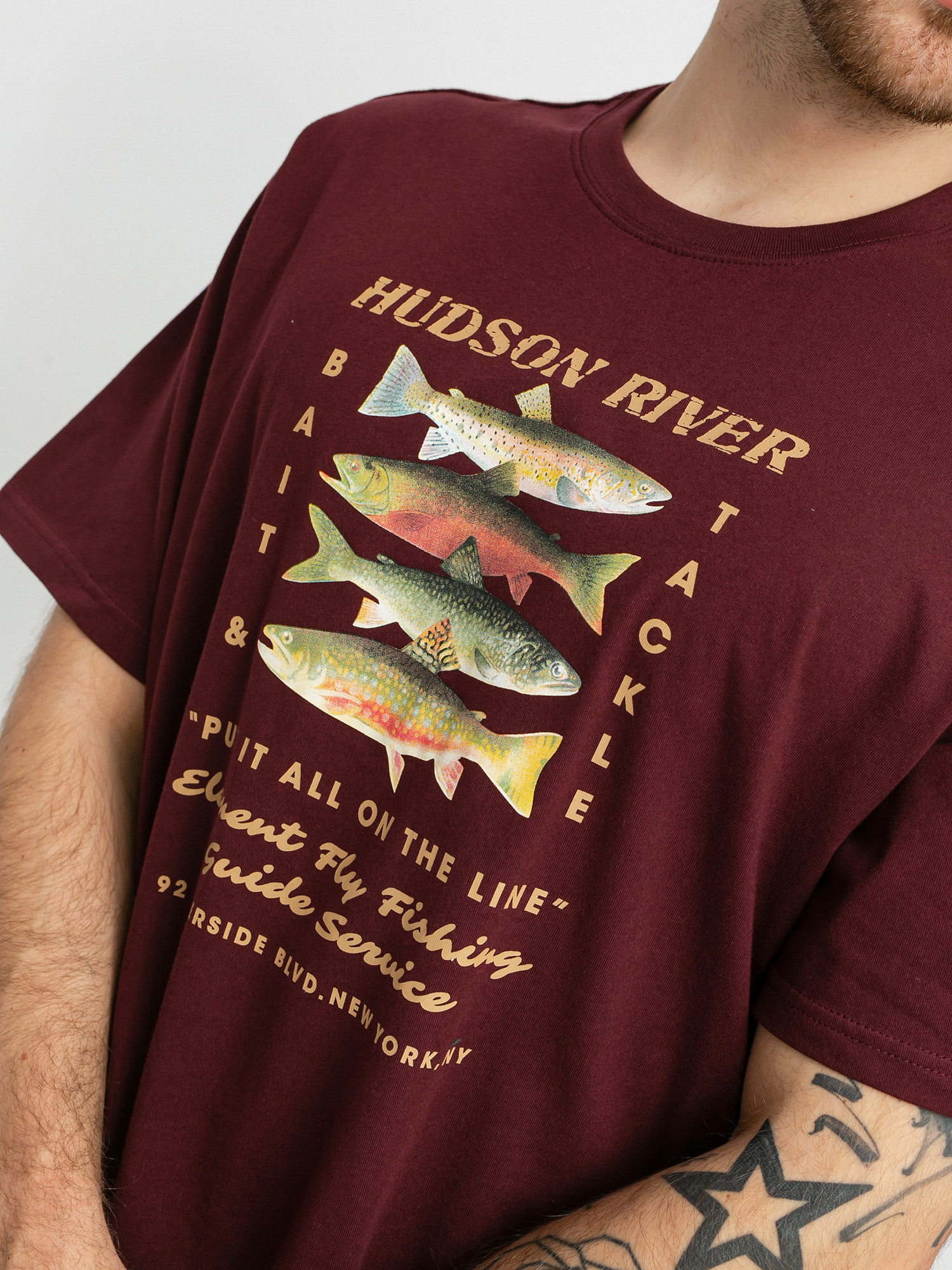T-shirt Element Caddis (vintage red)