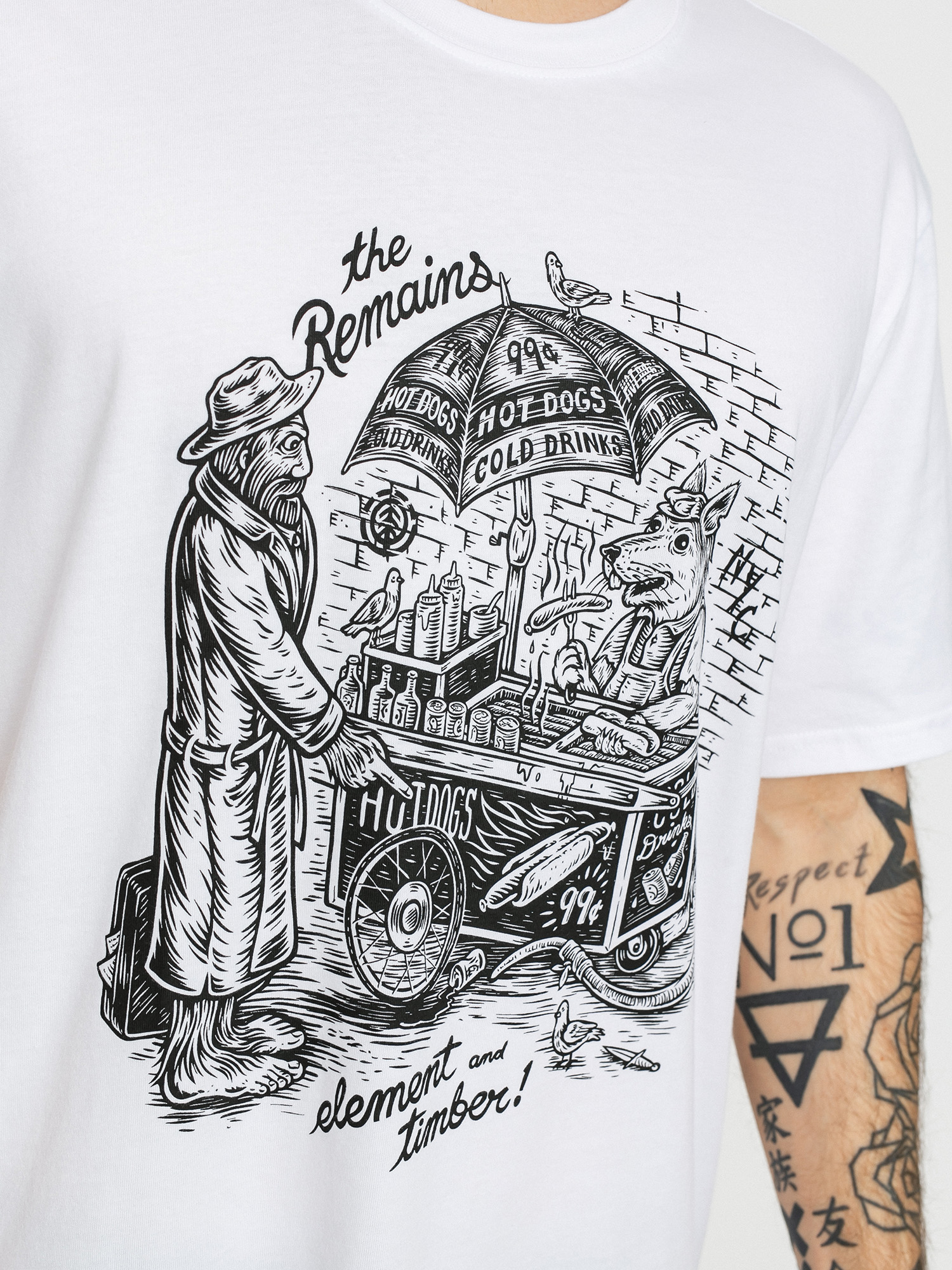 T-shirt Element Vendor (optic white)
