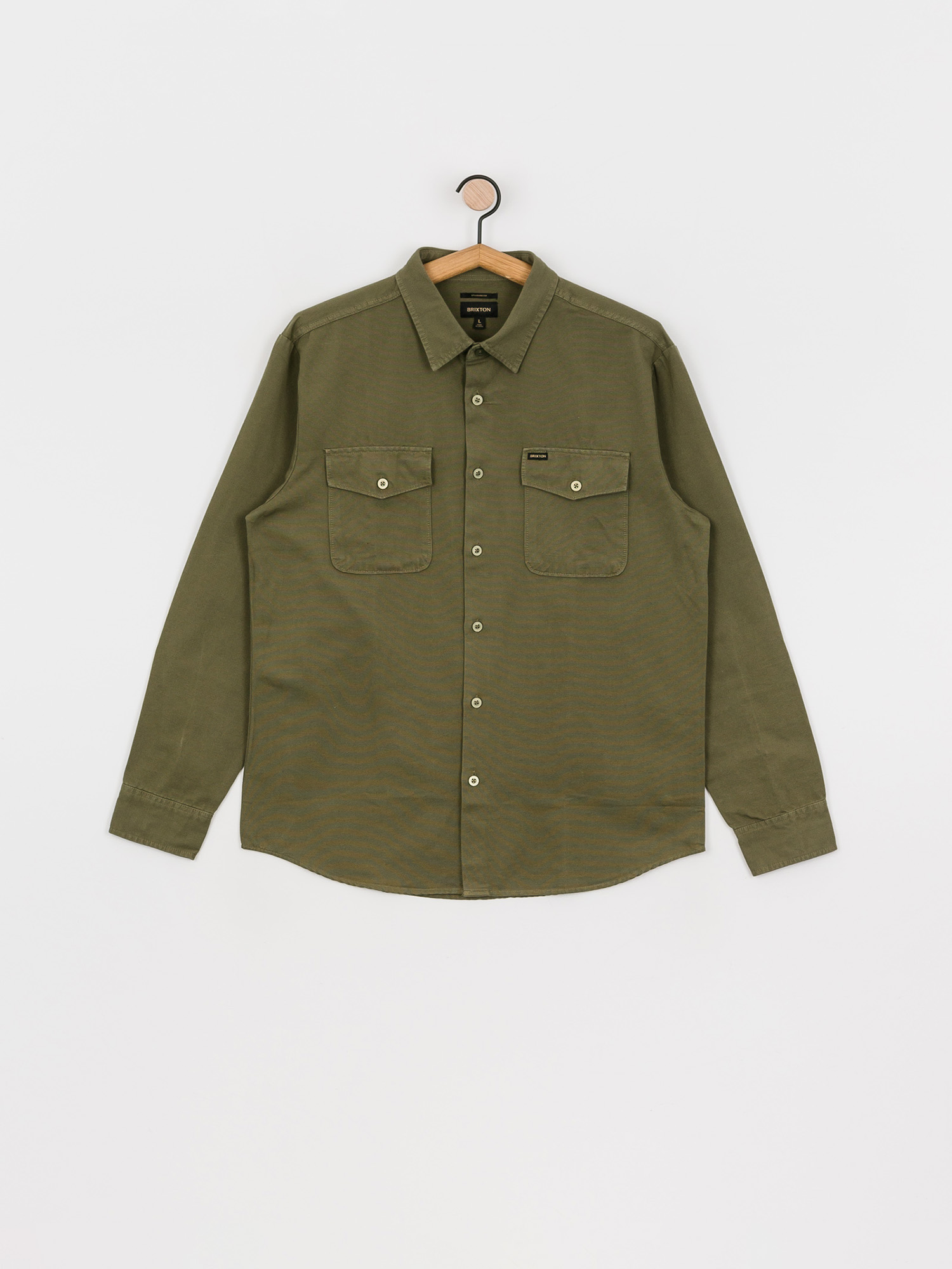 Koszula Brixton Davis Reserve Ls (military olive)