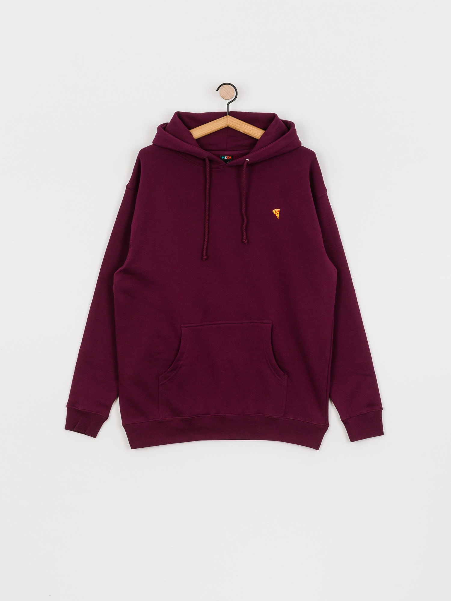Bluza z kapturem Pizza Skateboards Emoji HD (burgundy)