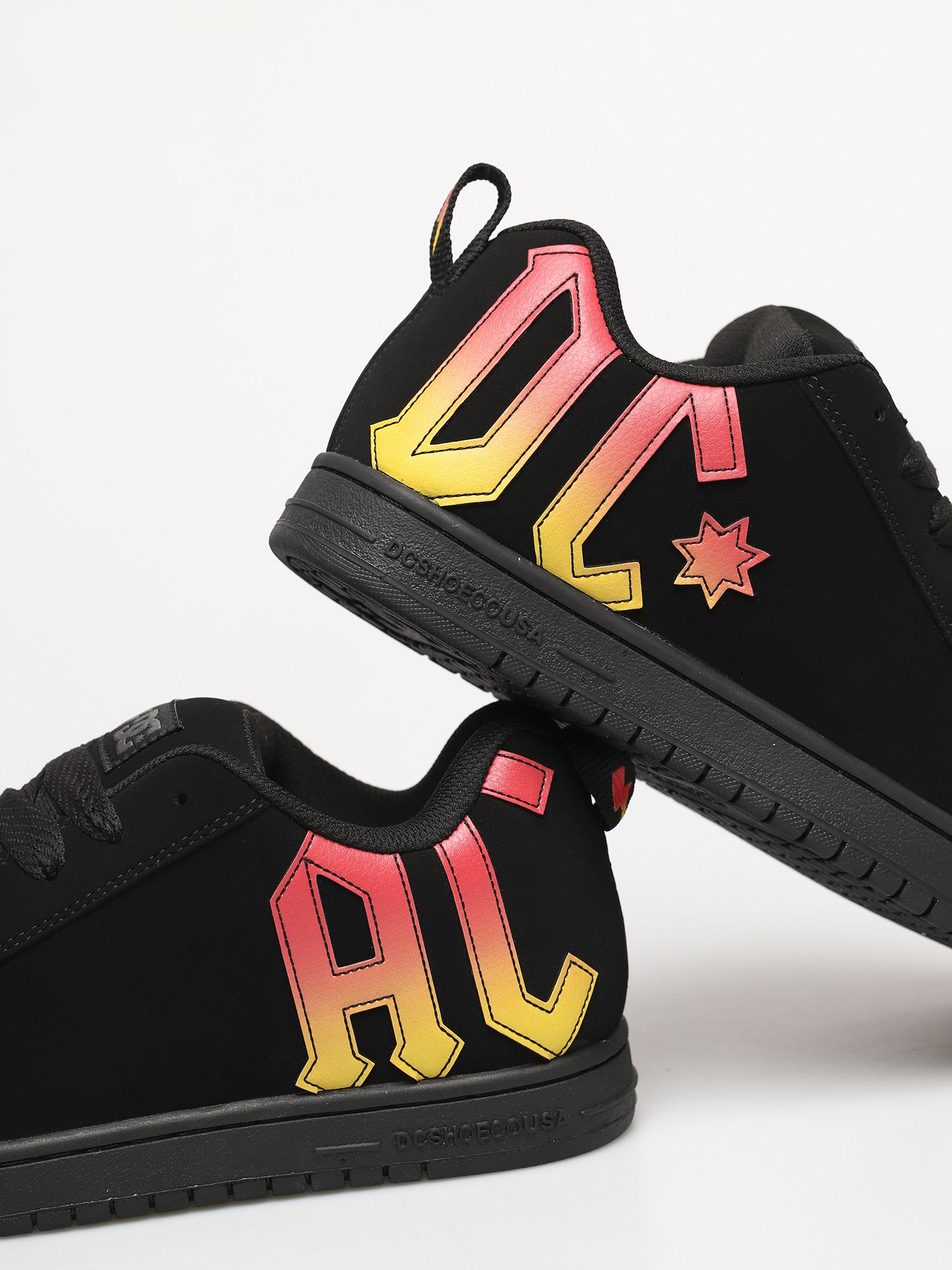 Buty DC X AC/DC Court Graffik (black gradient)