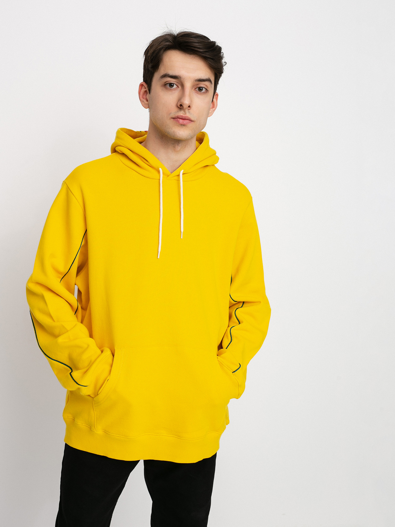 Bluza z kapturem Diamond Supply Co. Checkered Cross HD (yellow)