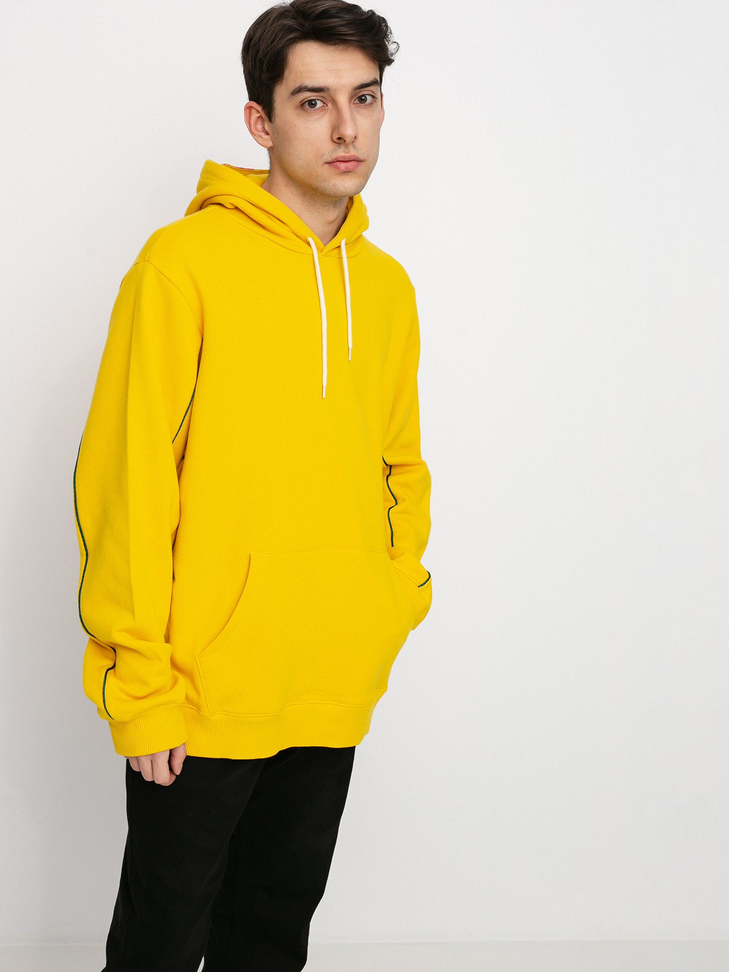 Bluza z kapturem Diamond Supply Co. Checkered Cross HD (yellow)
