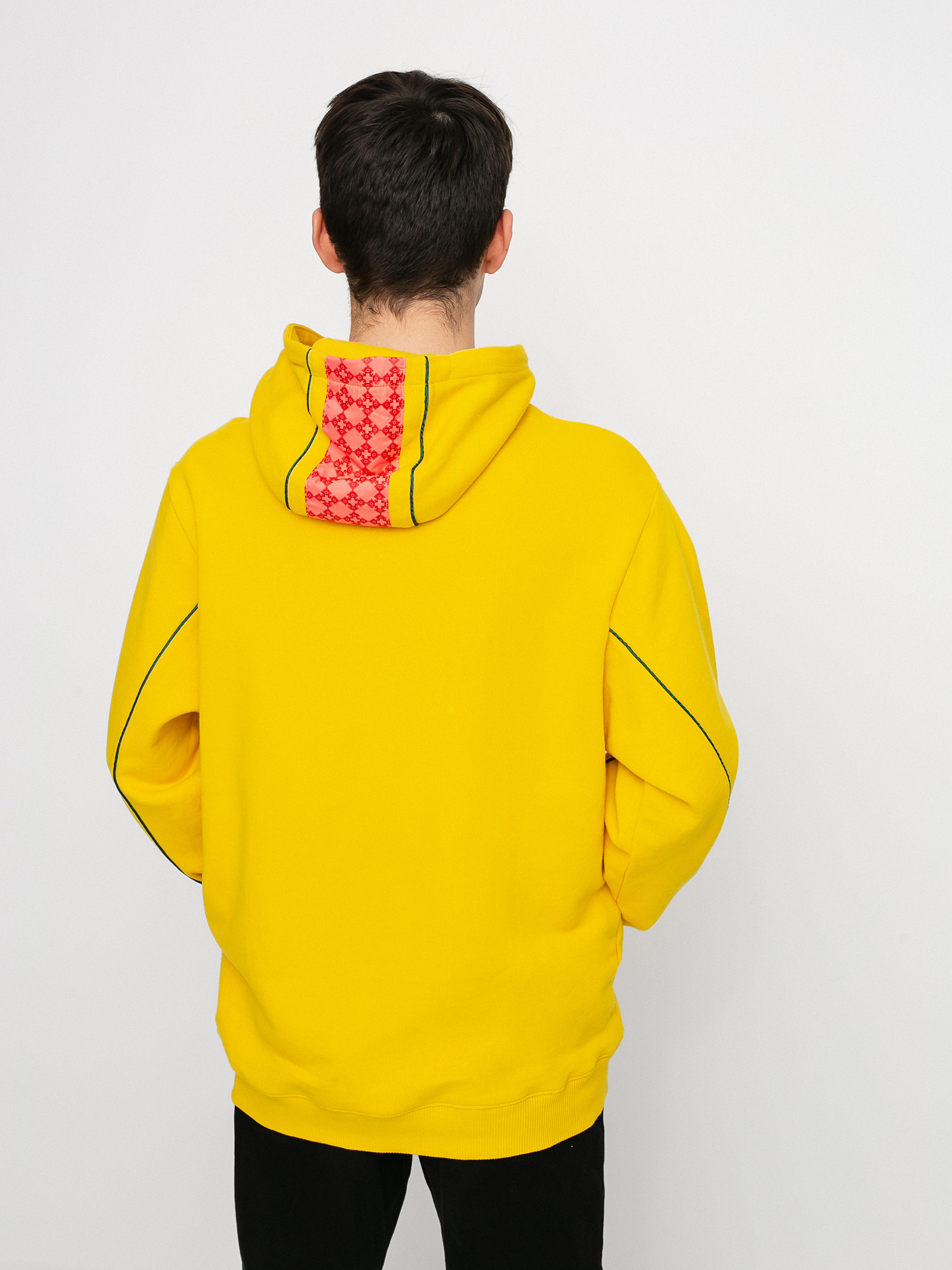 Bluza z kapturem Diamond Supply Co. Checkered Cross HD (yellow)
