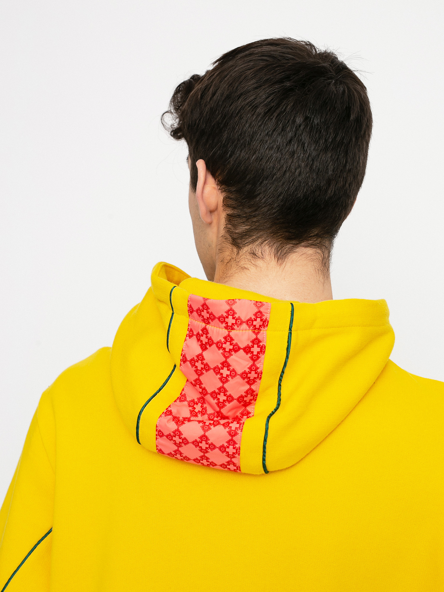 Bluza z kapturem Diamond Supply Co. Checkered Cross HD (yellow)