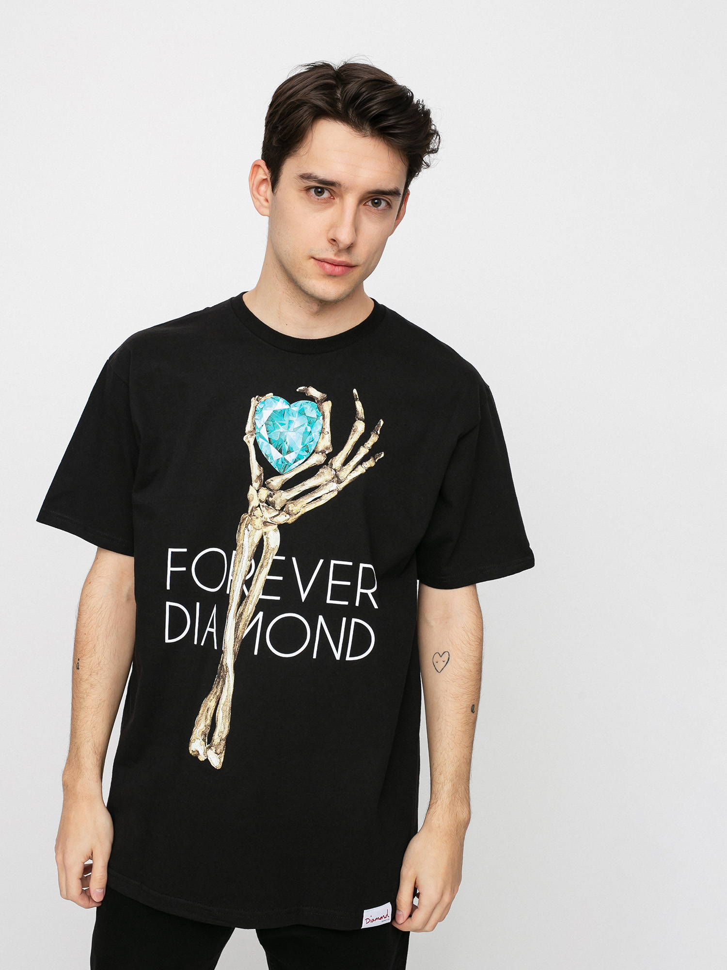 T-shirt Diamond Supply Co. Heart Of Tee (black)