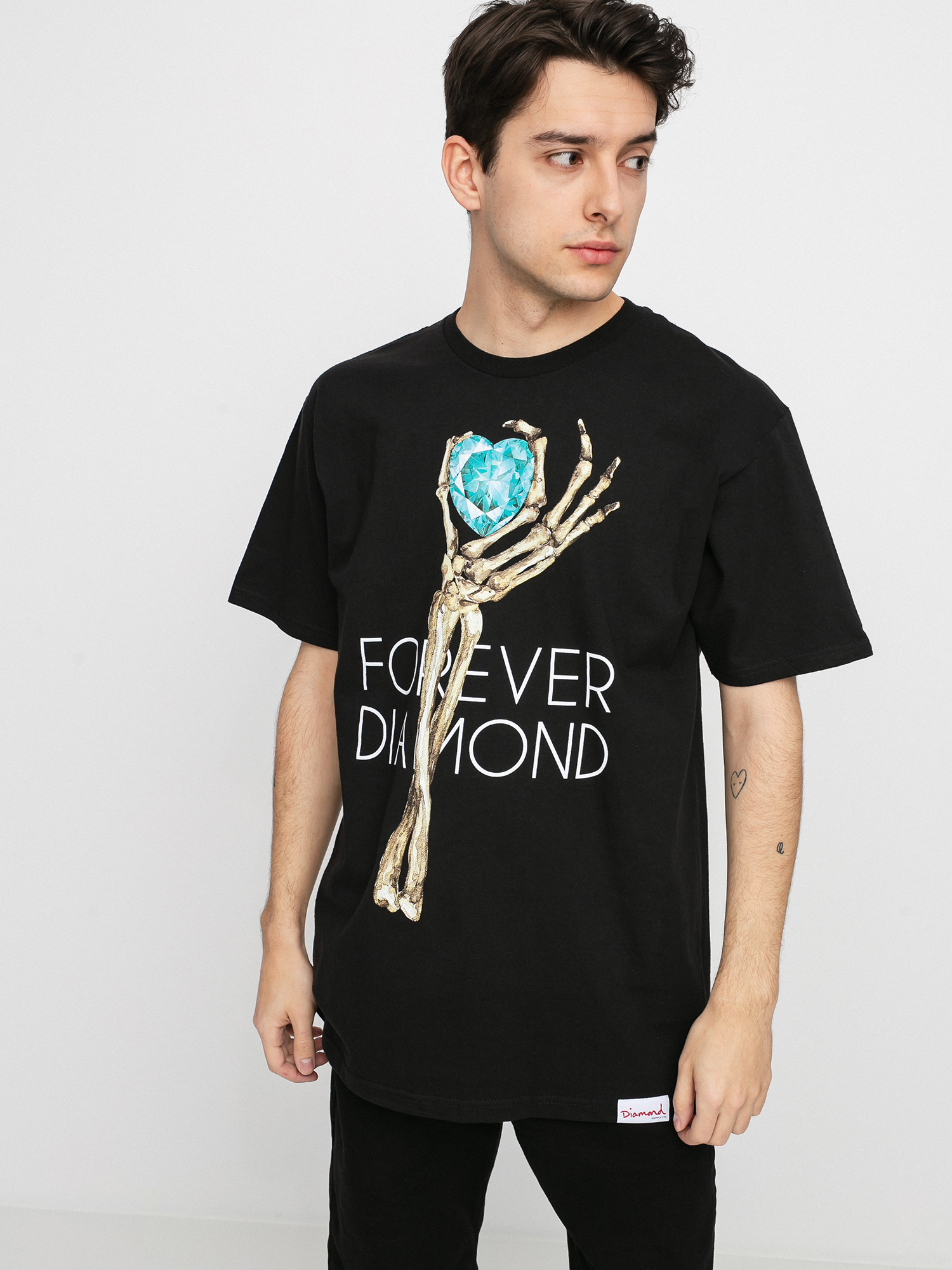 T-shirt Diamond Supply Co. Heart Of Tee (black)