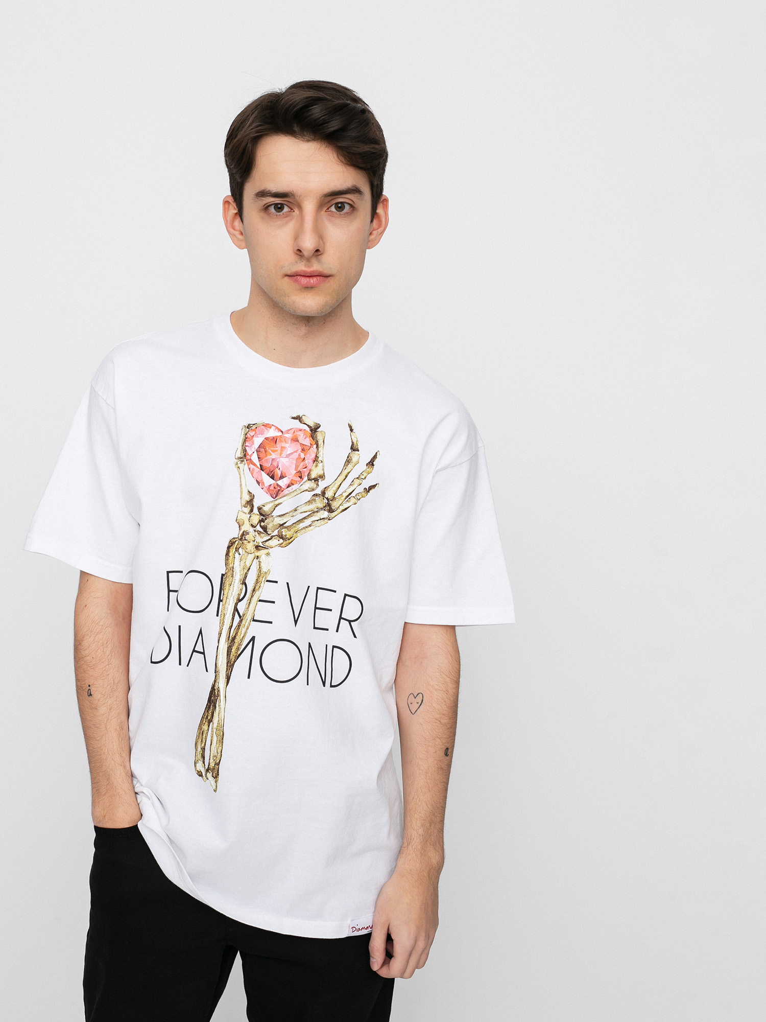 T-shirt Diamond Supply Co. Heart Of Tee (white)