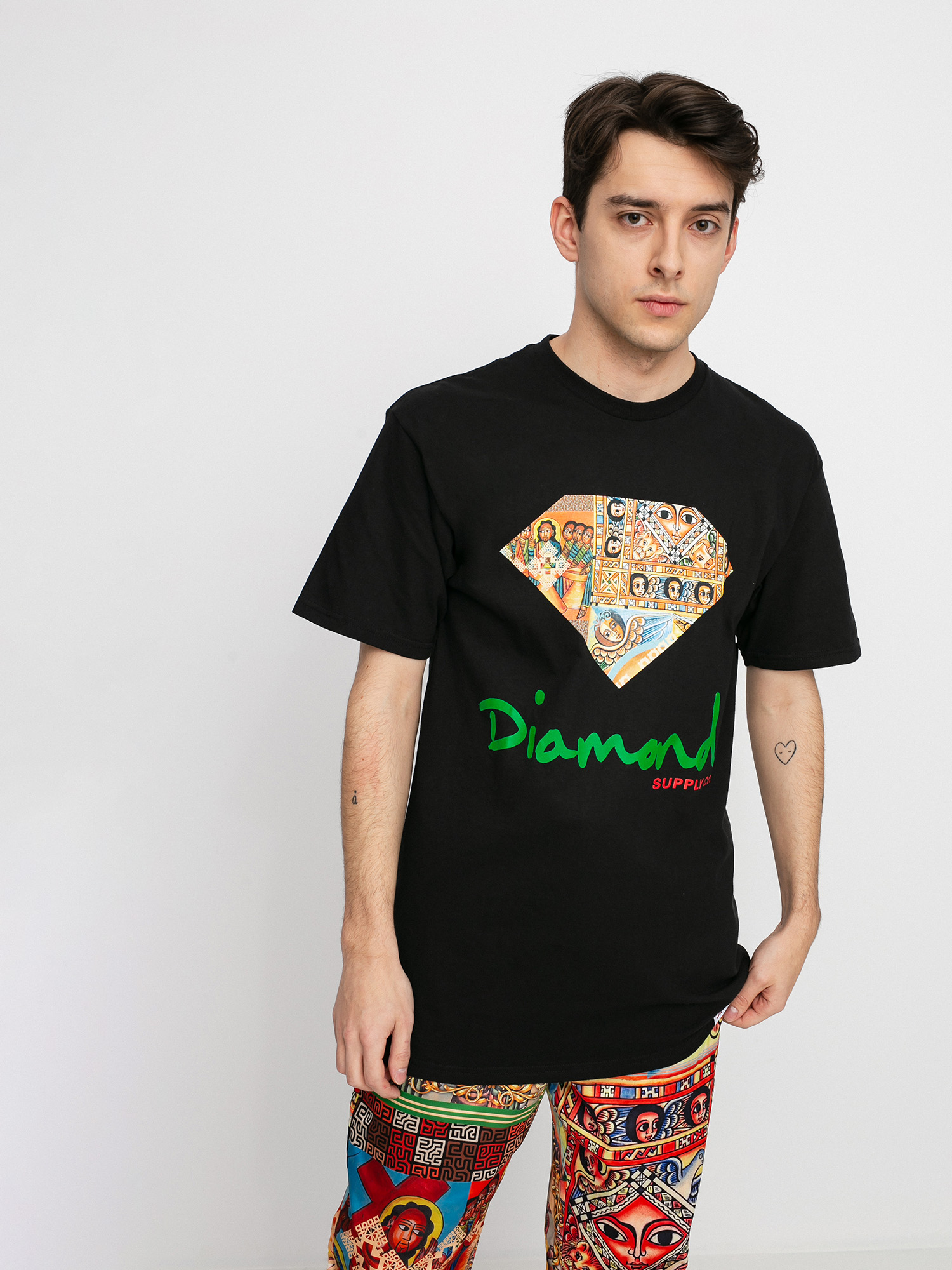 T-shirt Diamond Supply Co. Ethiopian Diamond (black)