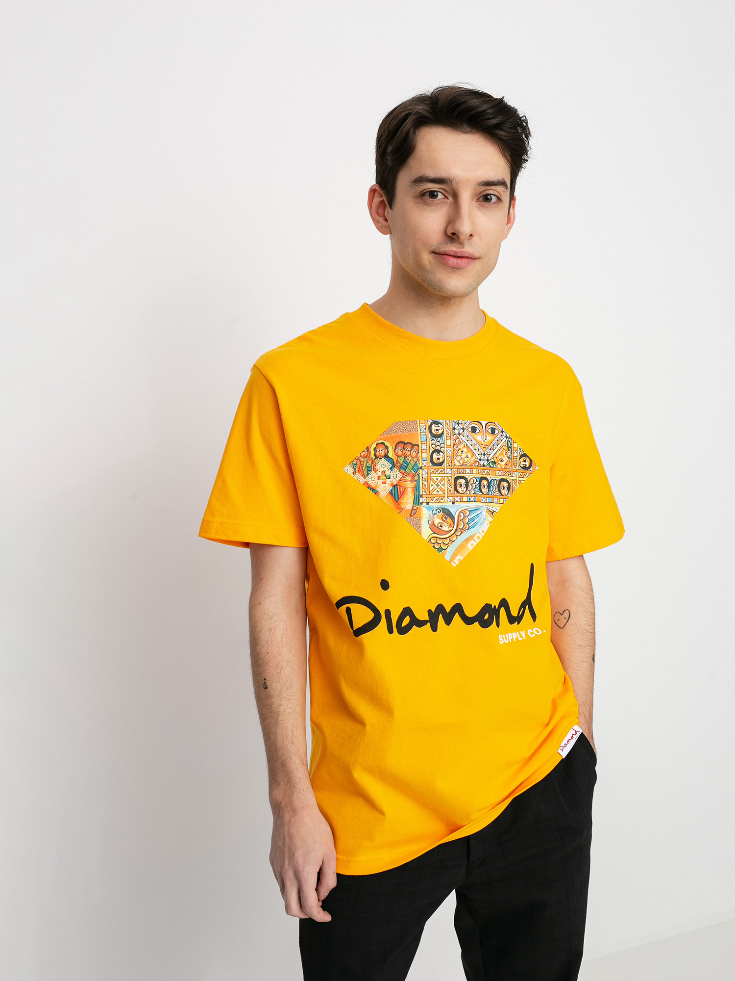T-shirt Diamond Supply Co. Ethiopian Diamond (gold)