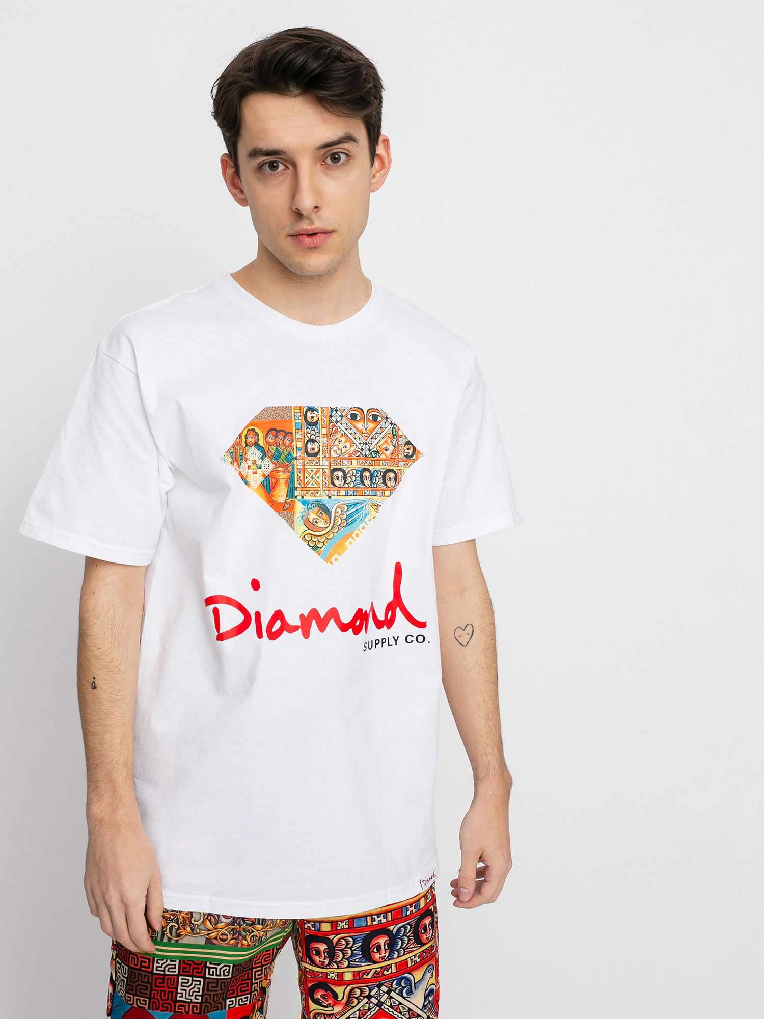 T-shirt Diamond Supply Co. Ethiopian Diamond (white)