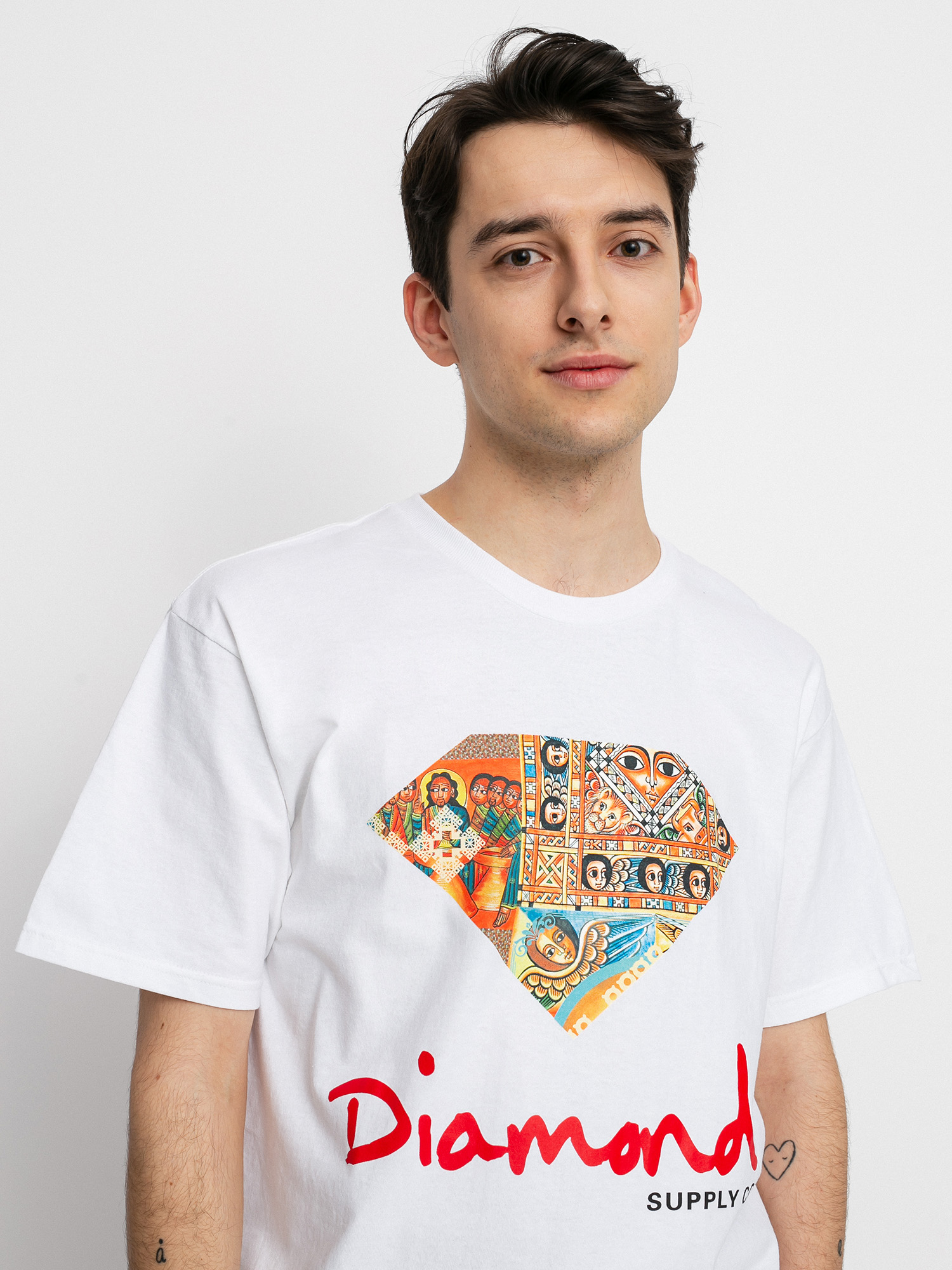 T-shirt Diamond Supply Co. Ethiopian Diamond (white)