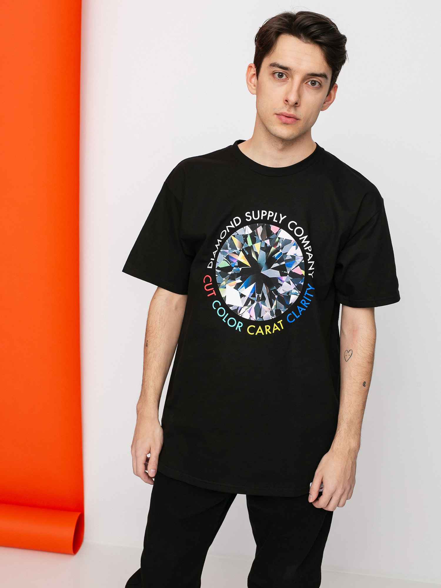 T-shirt Diamond Supply Co. Clarity (black)
