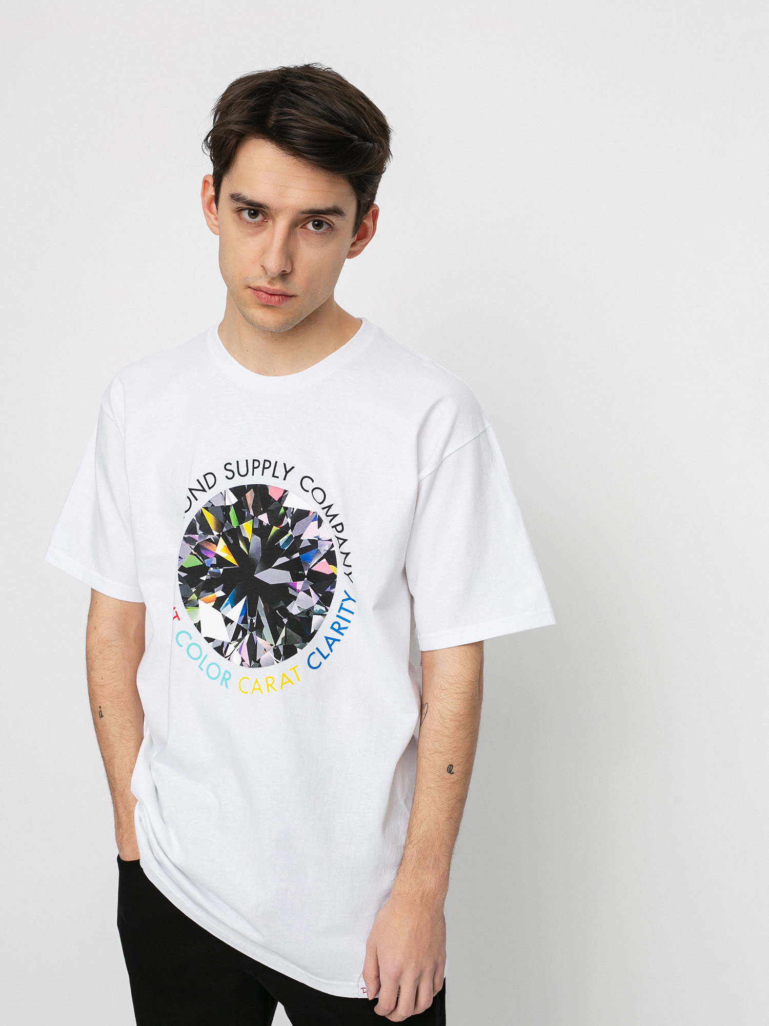 T-shirt Diamond Supply Co. Clarity (white)