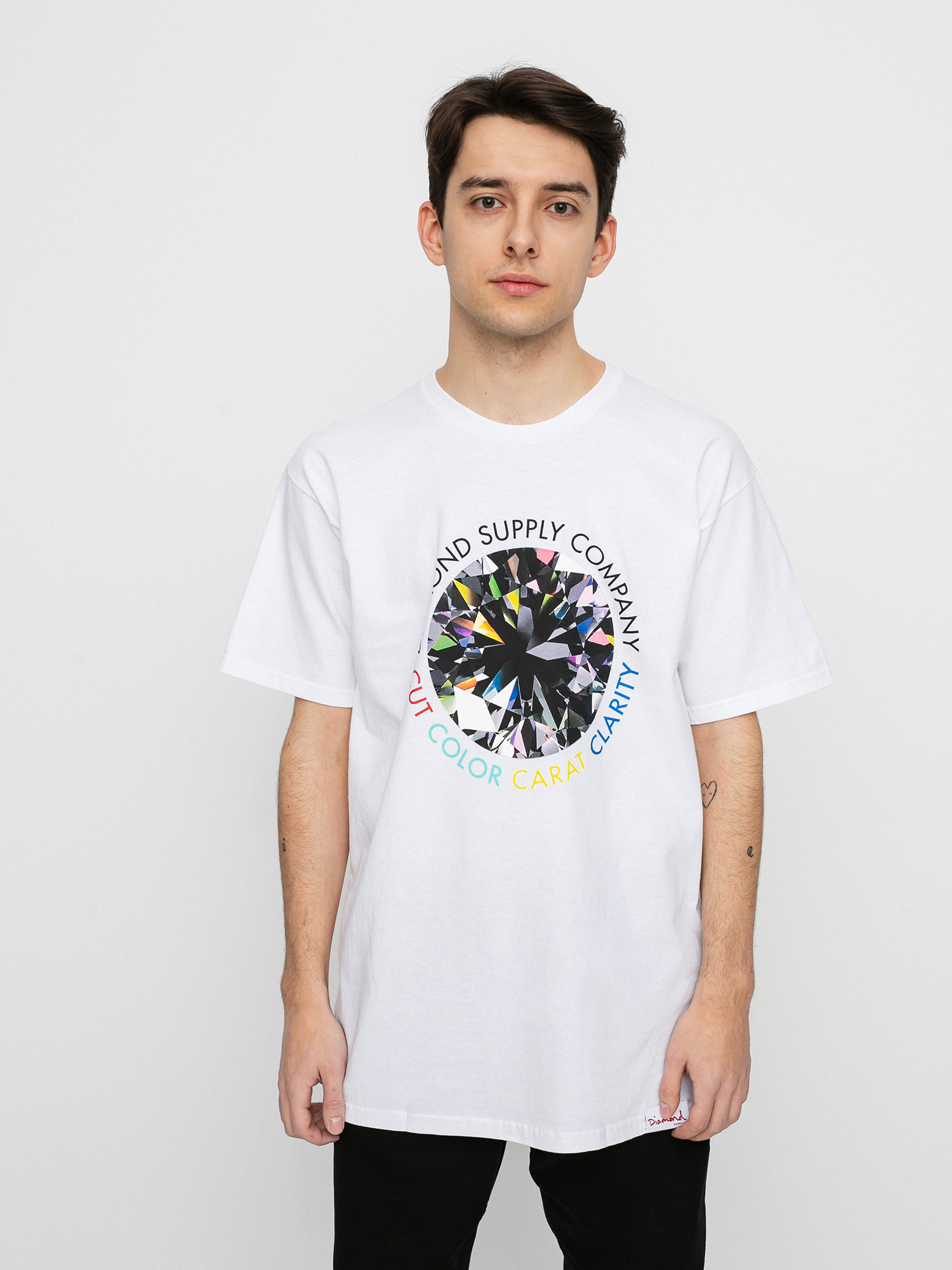 T-shirt Diamond Supply Co. Clarity (white)