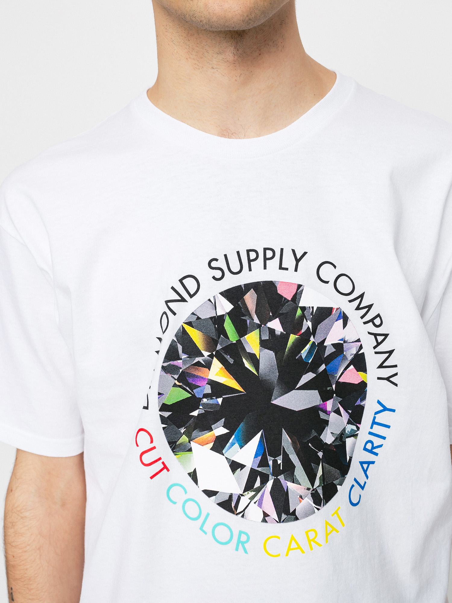 T-shirt Diamond Supply Co. Clarity (white)