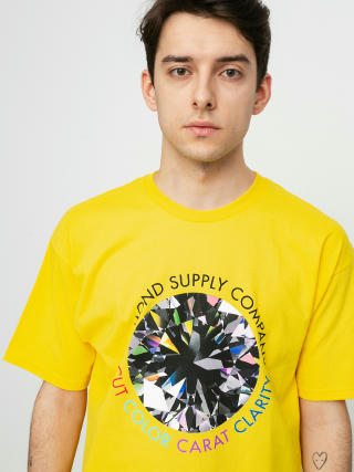 T-shirt Diamond Supply Co. Clarity (yellow)