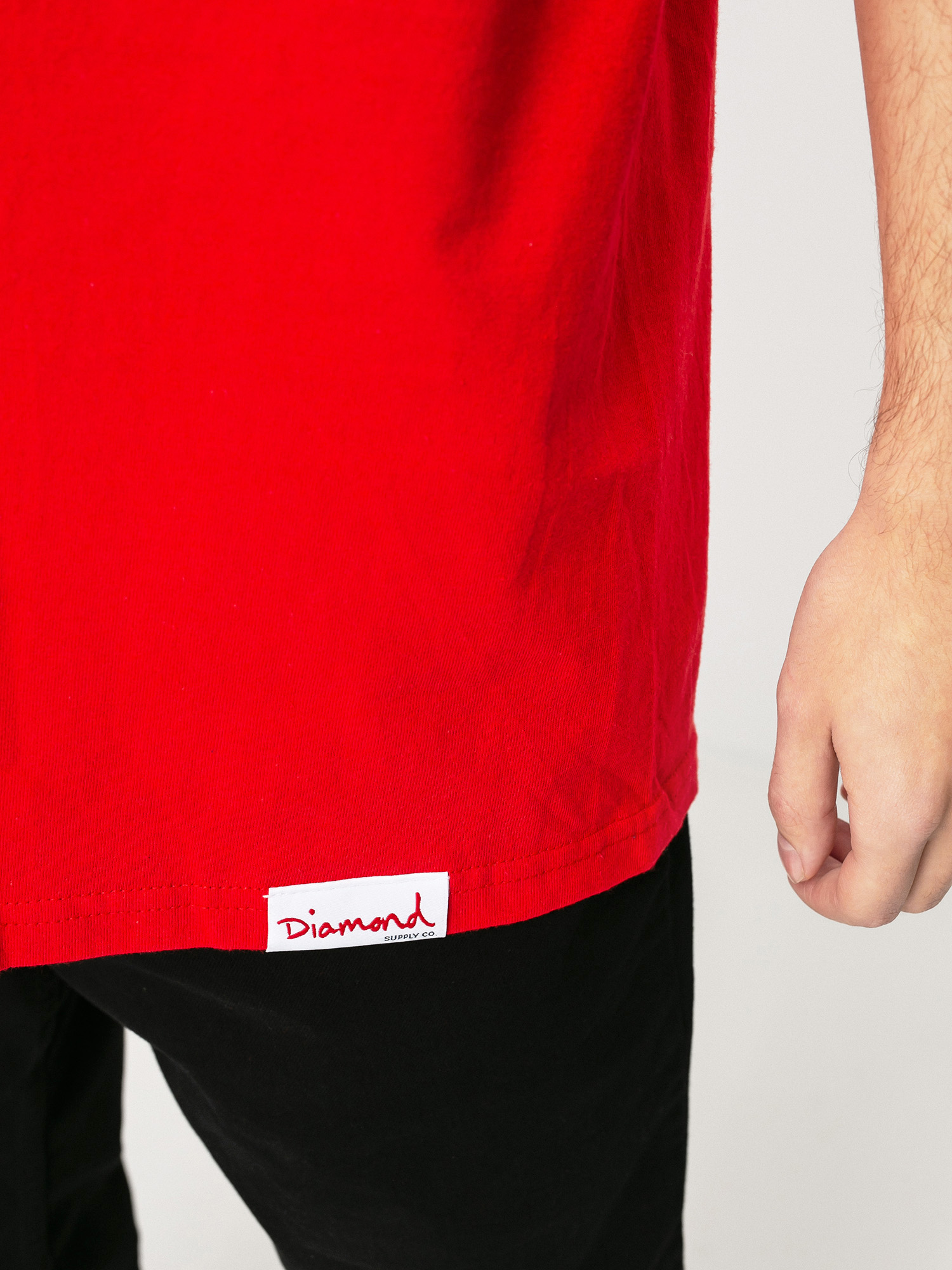 T-shirt Diamond Supply Co. Color Ply Box Logo (red)