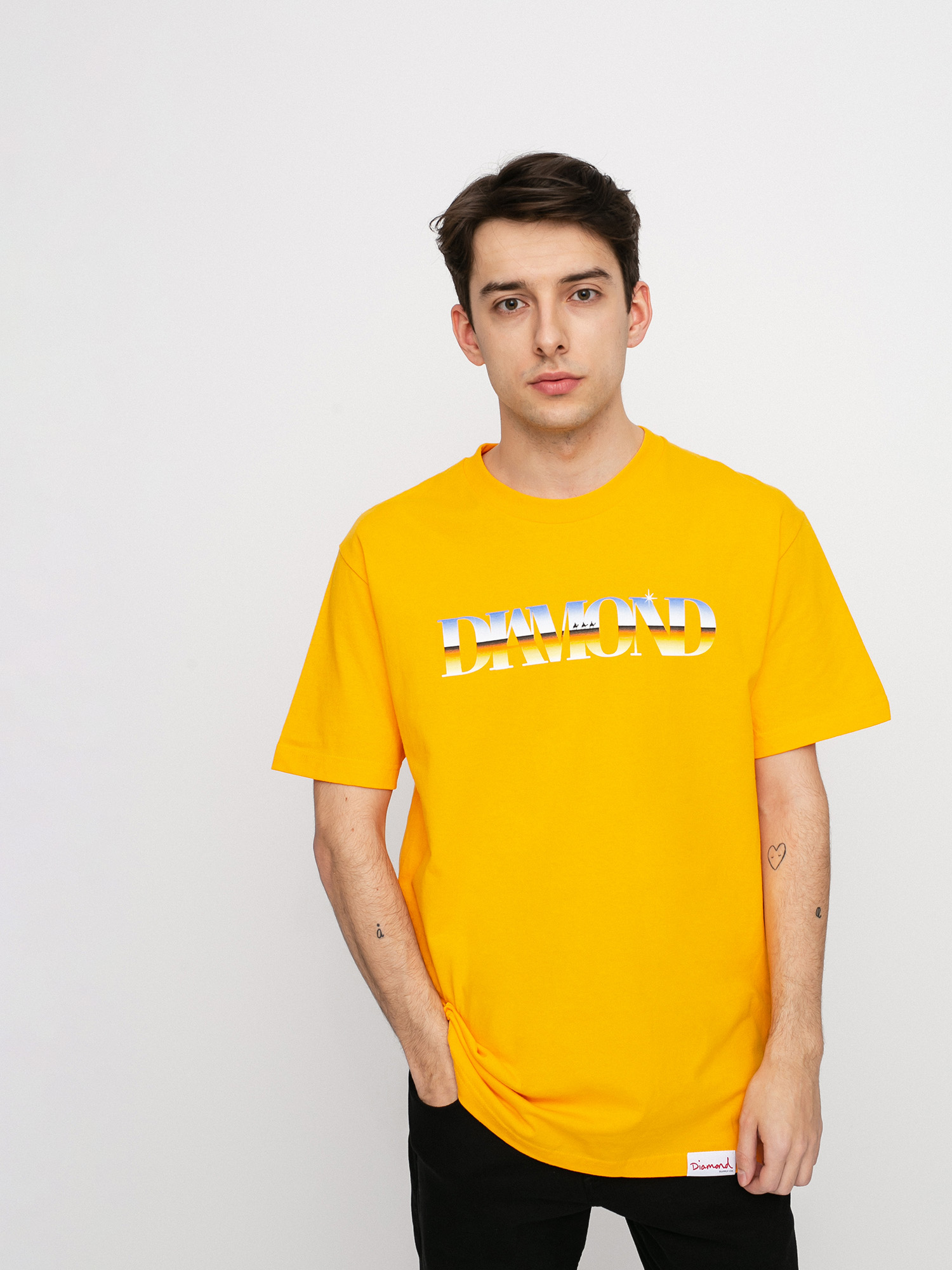 T-shirt Diamond Supply Co. Passage (gold)