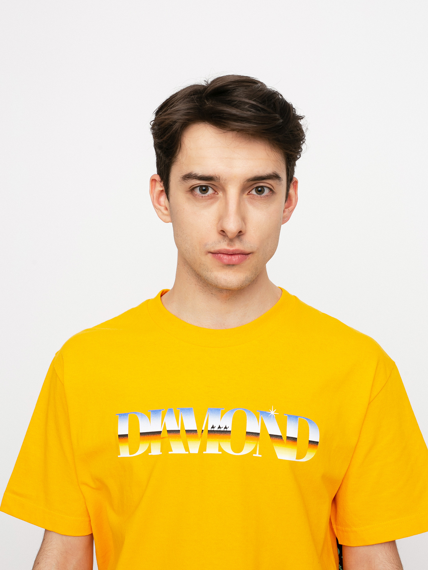 T-shirt Diamond Supply Co. Passage (gold)