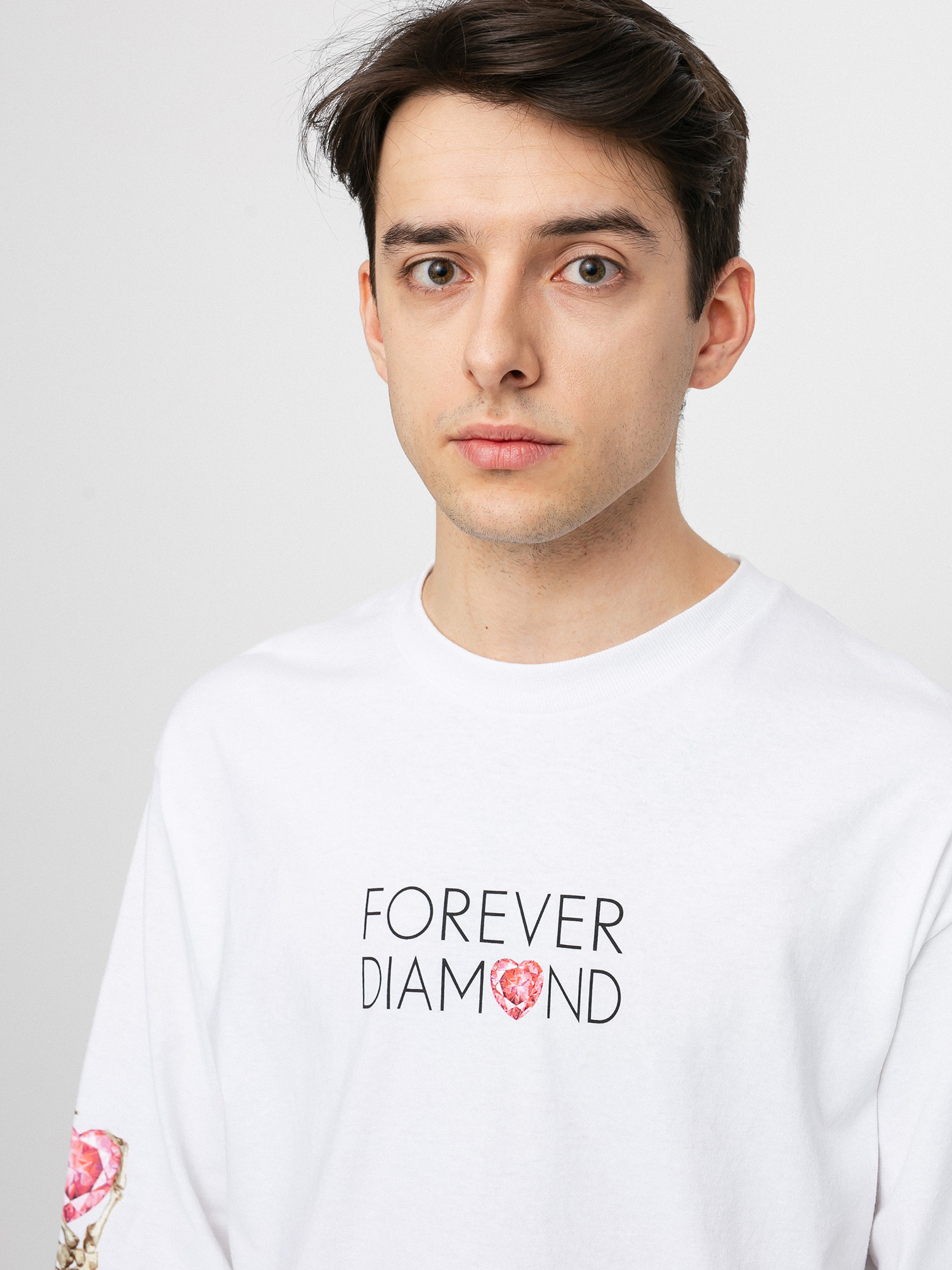 Longsleeve Diamond Supply Co. Heart Of (white)