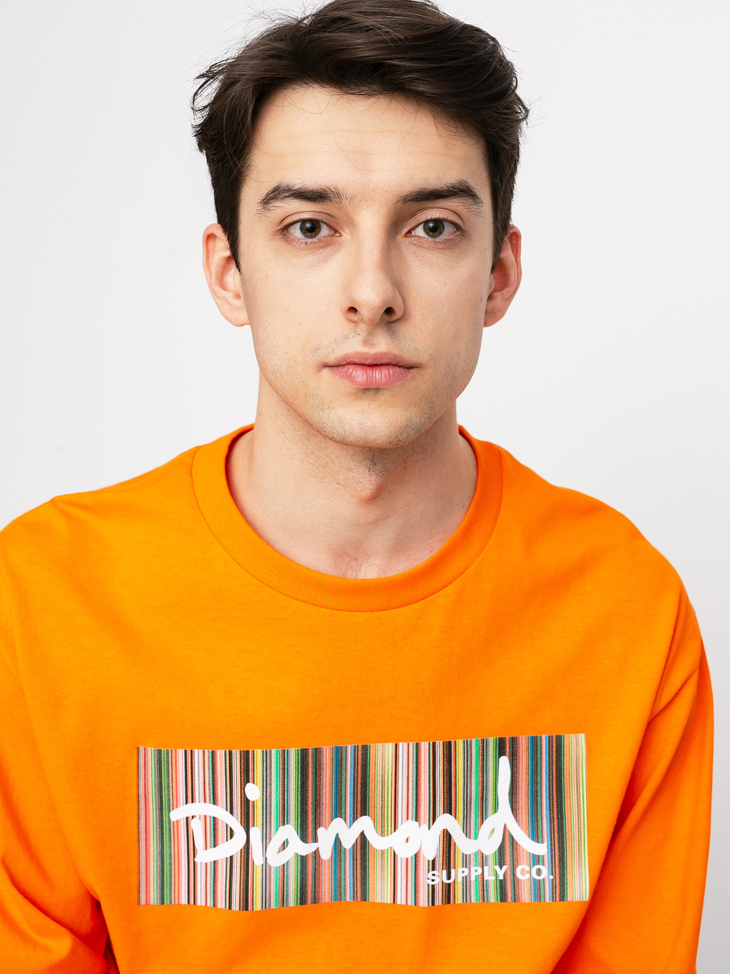 Longsleeve Diamond Supply Co. Color Ply Box (orange)