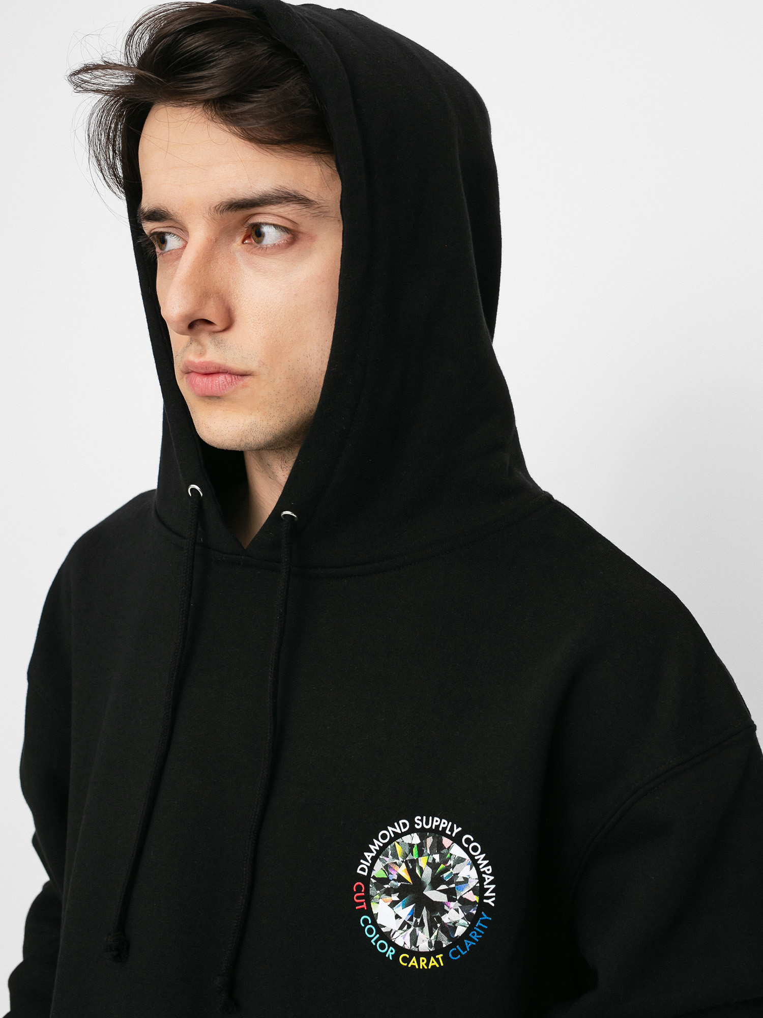 Bluza z kapturem Diamond Supply Co. Clarity HD (black)