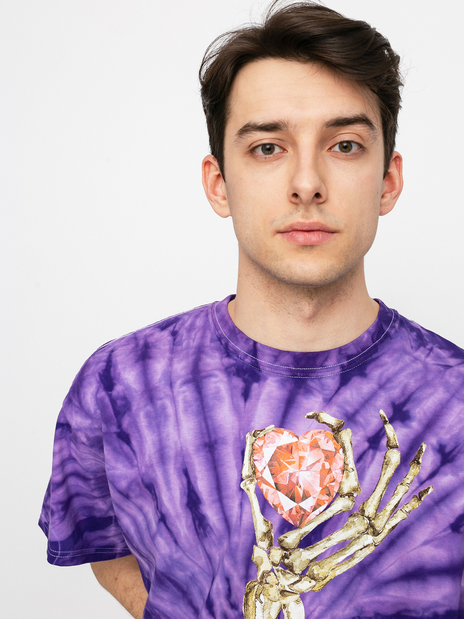 T-shirt Diamond Supply Co. Heart Of Tee Spider (purple)