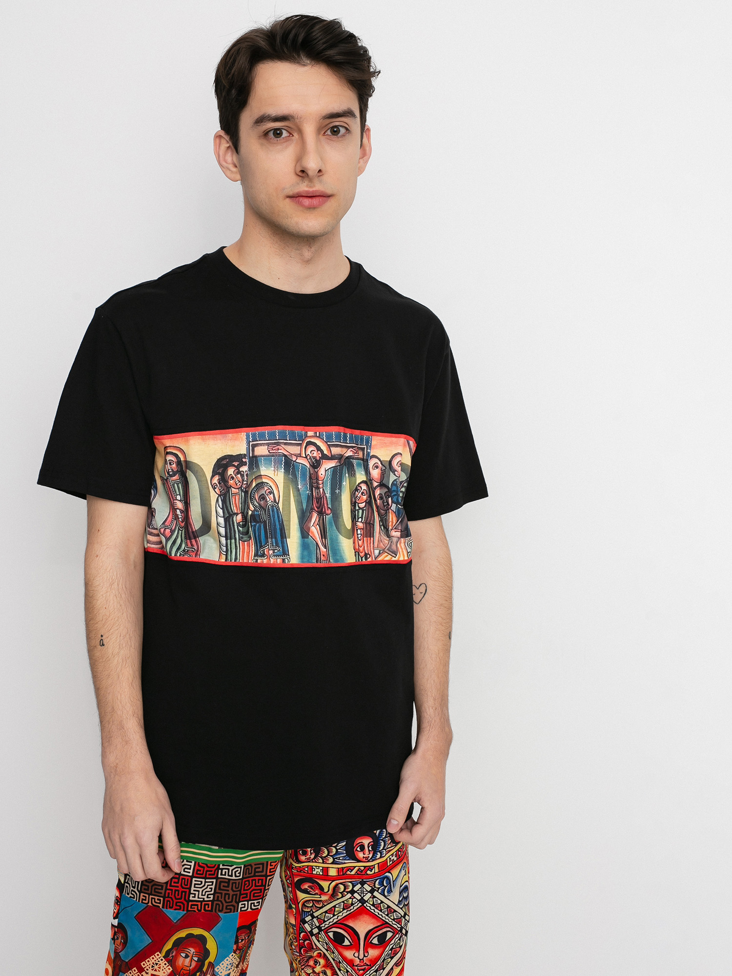 T-shirt Diamond Supply Co. Icons Panel (black)