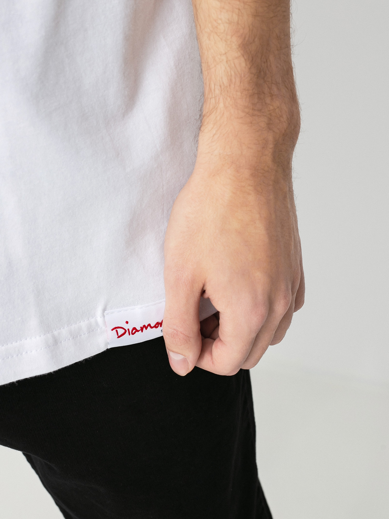 T-shirt Diamond Supply Co. Paisley Box Logo (white)