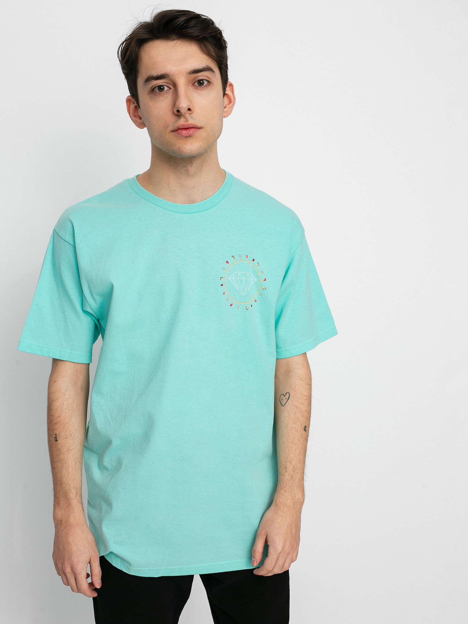T-shirt Diamond Supply Co. Diamond Chain (diamond blue)