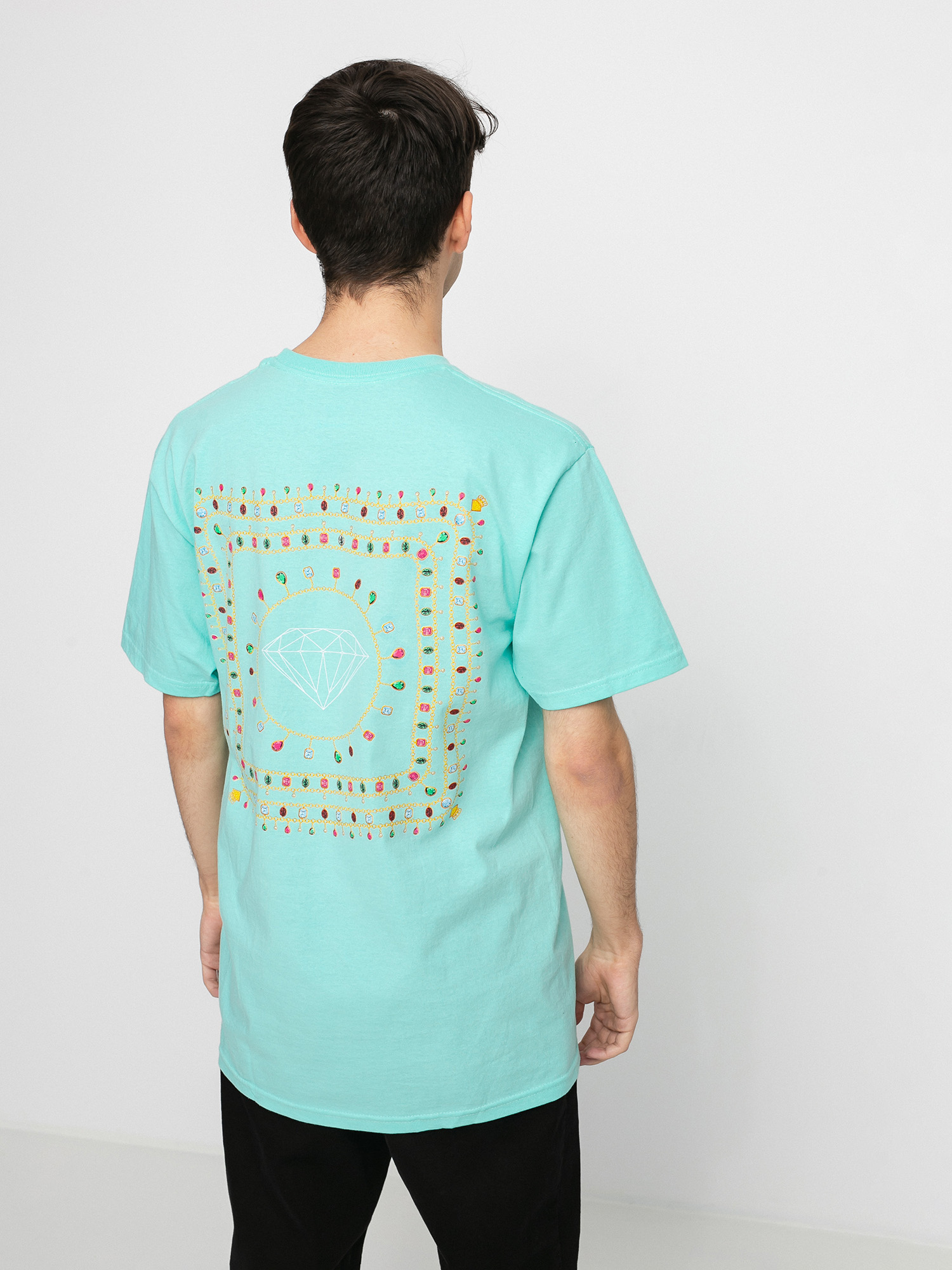 T-shirt Diamond Supply Co. Diamond Chain (diamond blue)