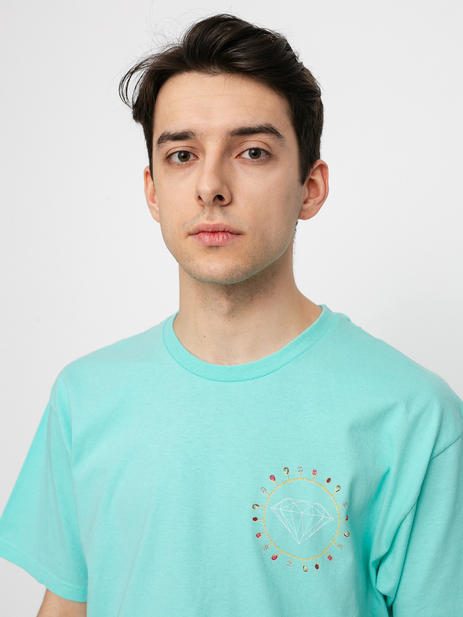 T-shirt Diamond Supply Co. Diamond Chain (diamond blue)