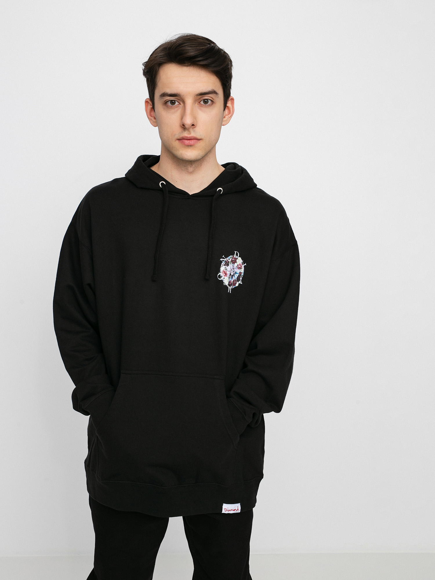 Bluza z kapturem Diamond Supply Co. Summertime HD (black)