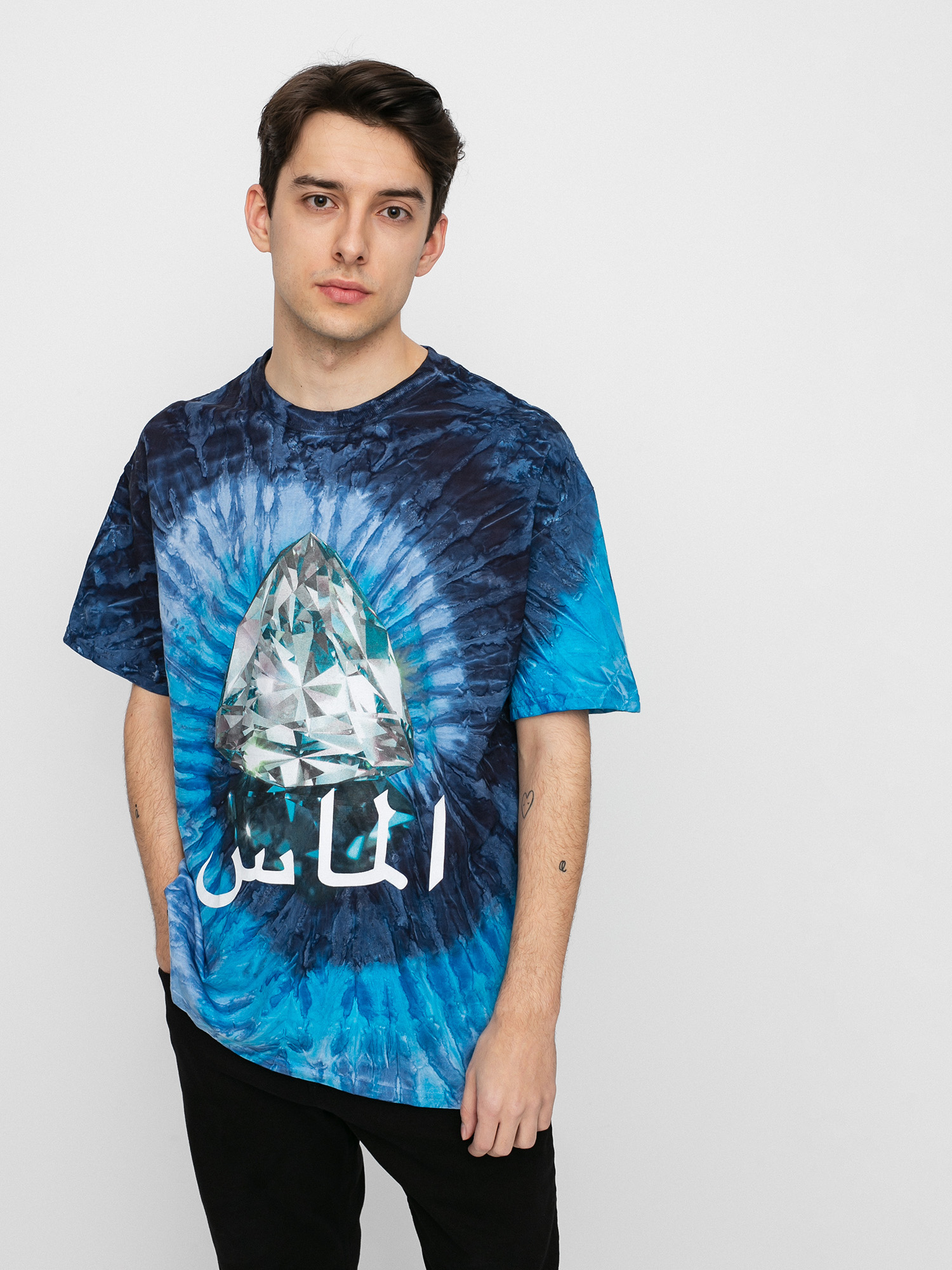 T-shirt Diamond Supply Co. Galactic Diamond Tie Dye (tour bus)