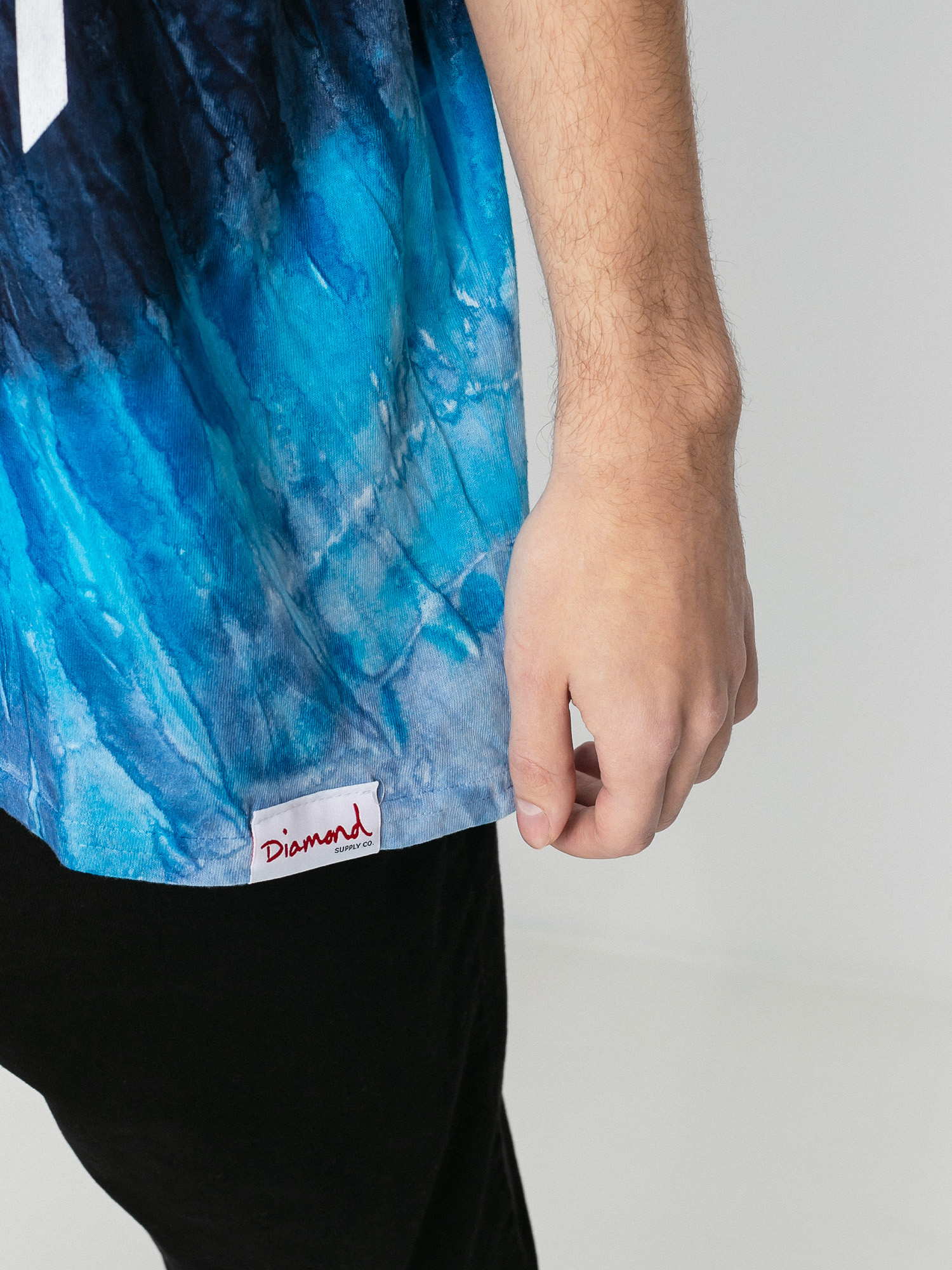 T-shirt Diamond Supply Co. Galactic Diamond Tie Dye (tour bus)