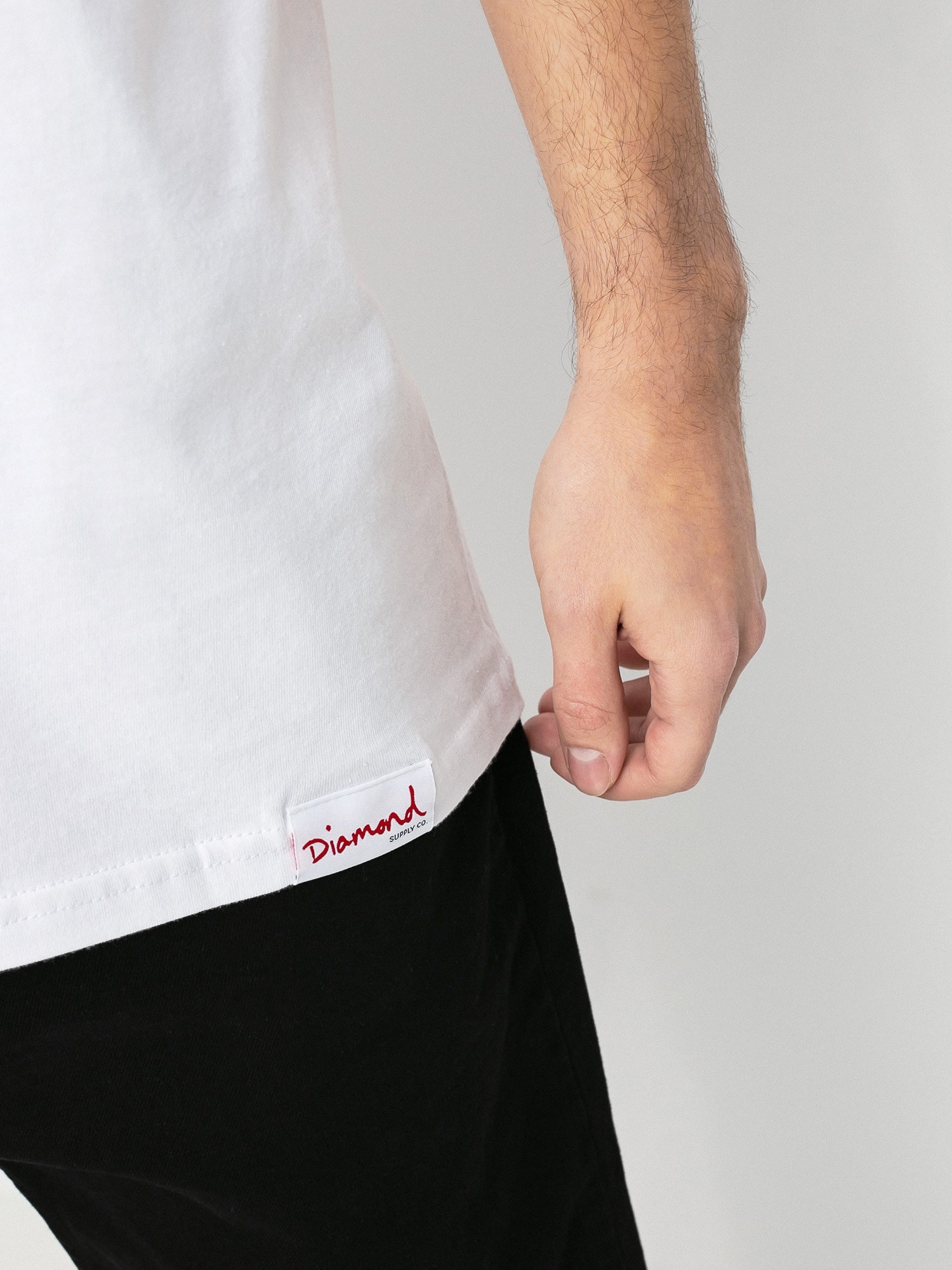 T-shirt Diamond Supply Co. Og Script (white)