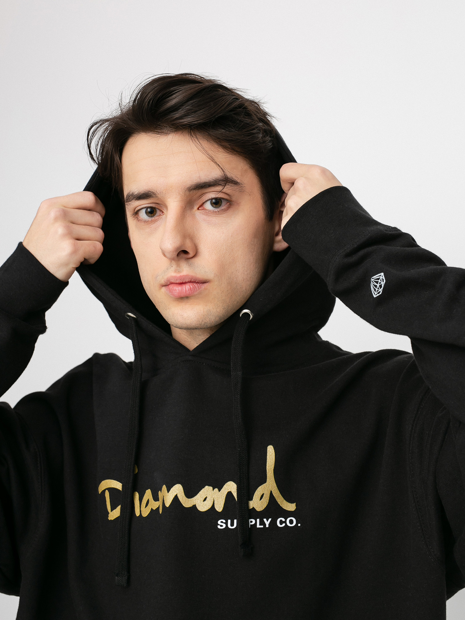 Bluza z kapturem Diamond Supply Co. Og Script HD (black)