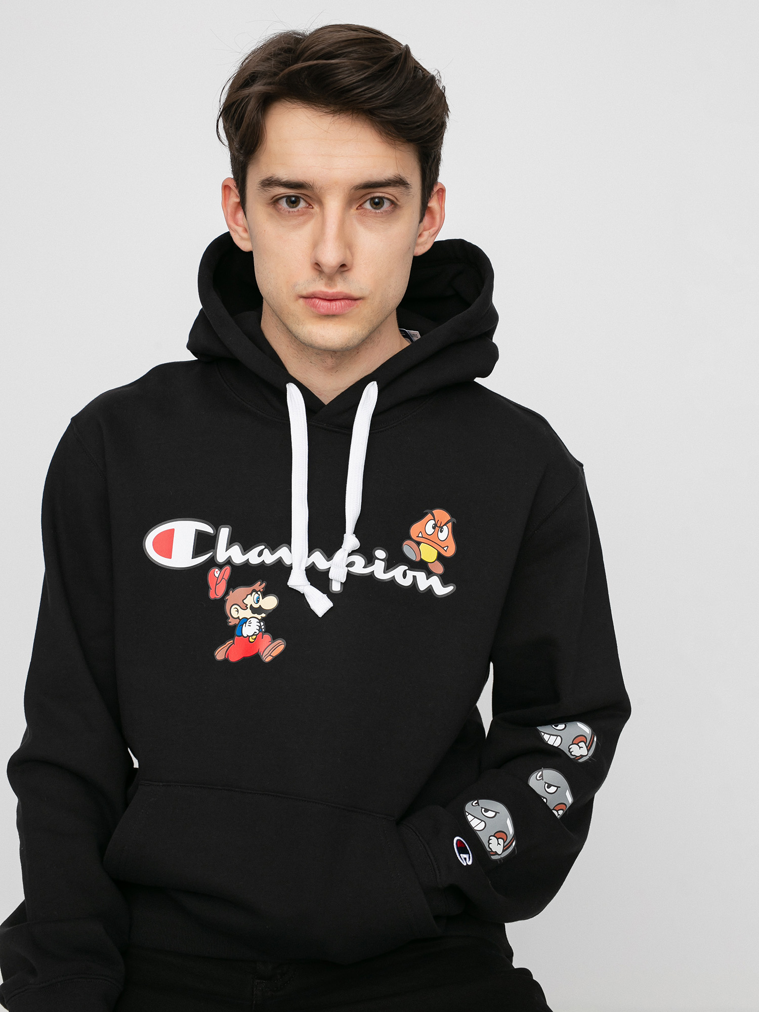 Bluza z kapturem Champion X Nintendo Sweatshirt HD (nbk)