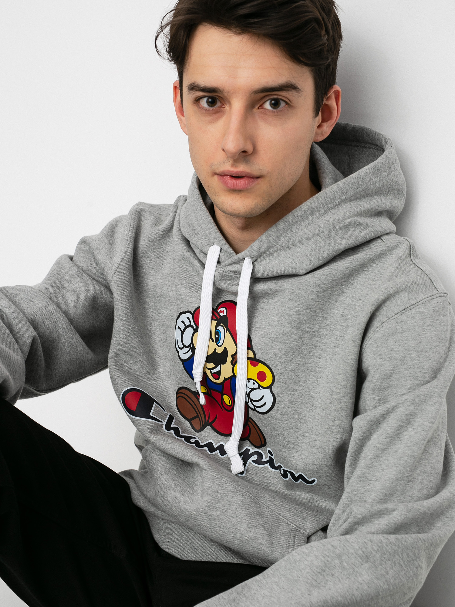 Bluza z kapturem Champion X Nintendo Sweatshirt HD (oxgm)