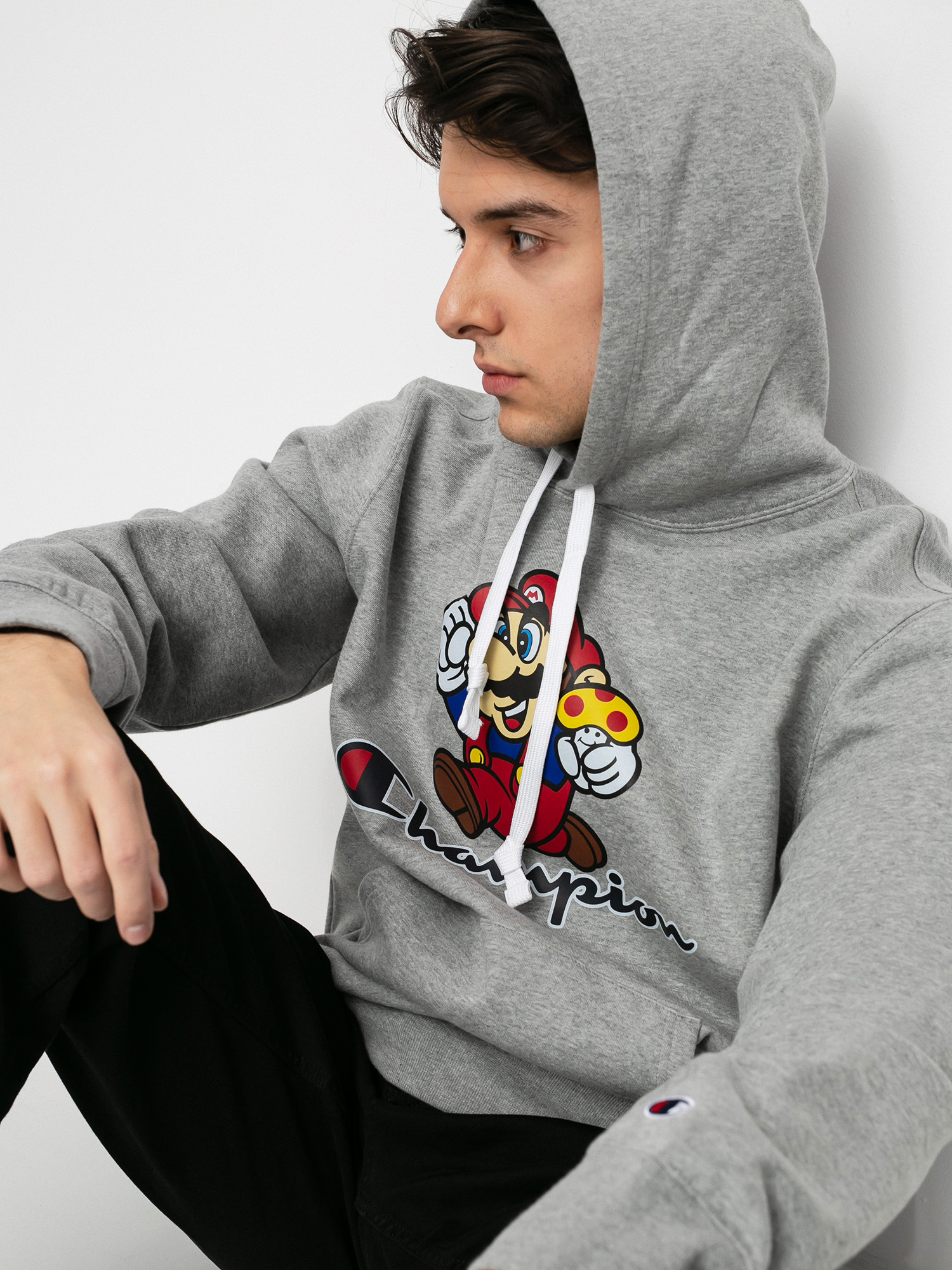 Bluza z kapturem Champion X Nintendo Sweatshirt HD (oxgm)
