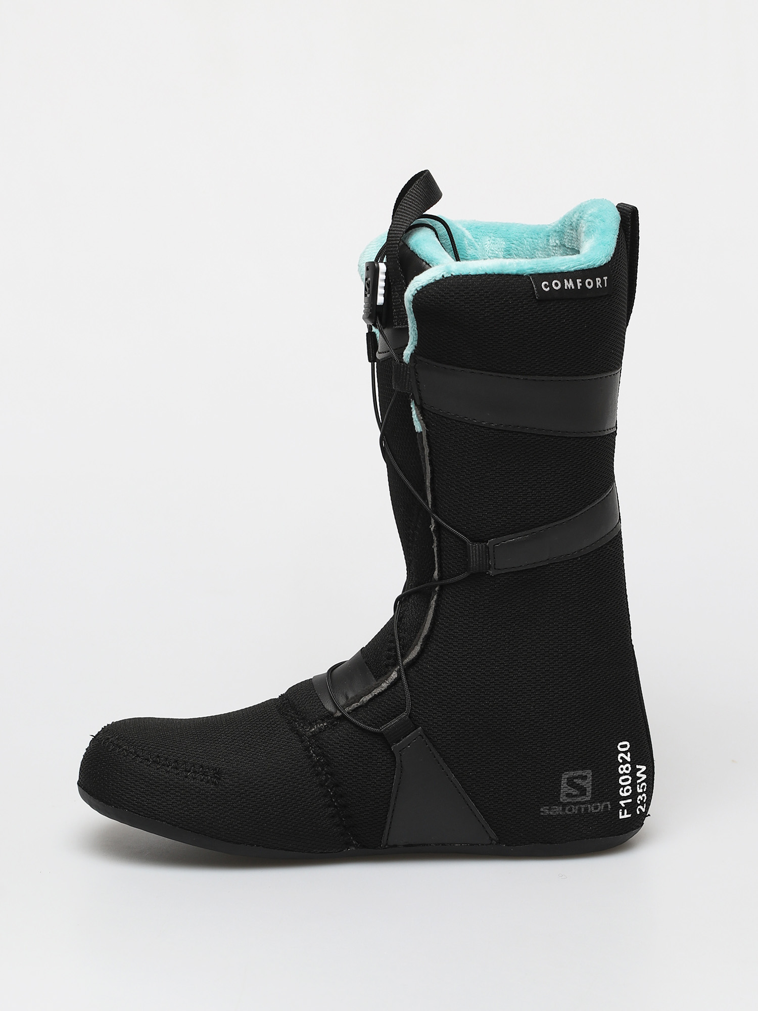 Damskie Buty snowboardowe Salomon Ivy Boa Sj Boa (black bk/bk/meadowbr)
