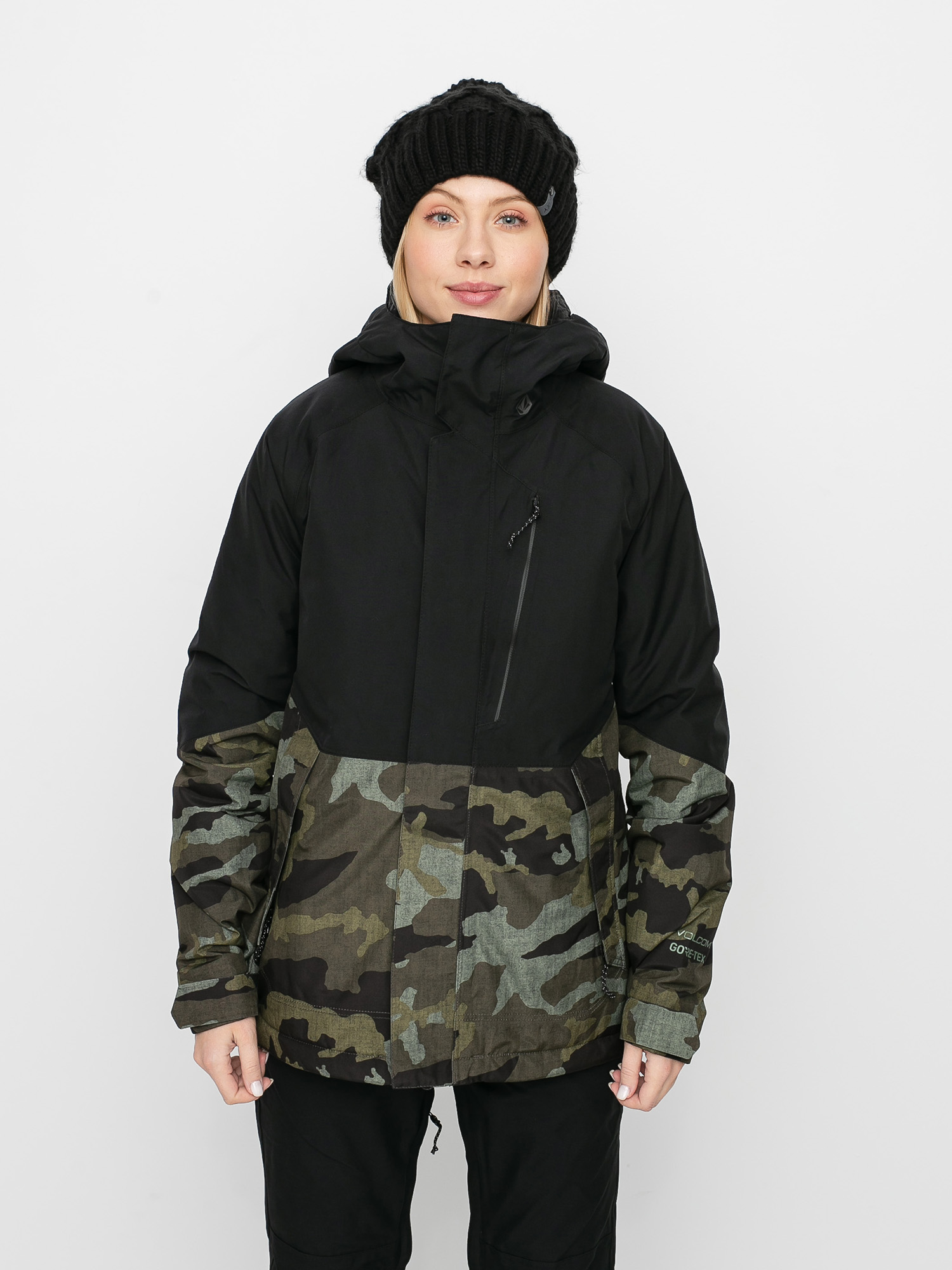 Damska Kurtka snowboardowa Volcom Aris Ins Gore (service green)