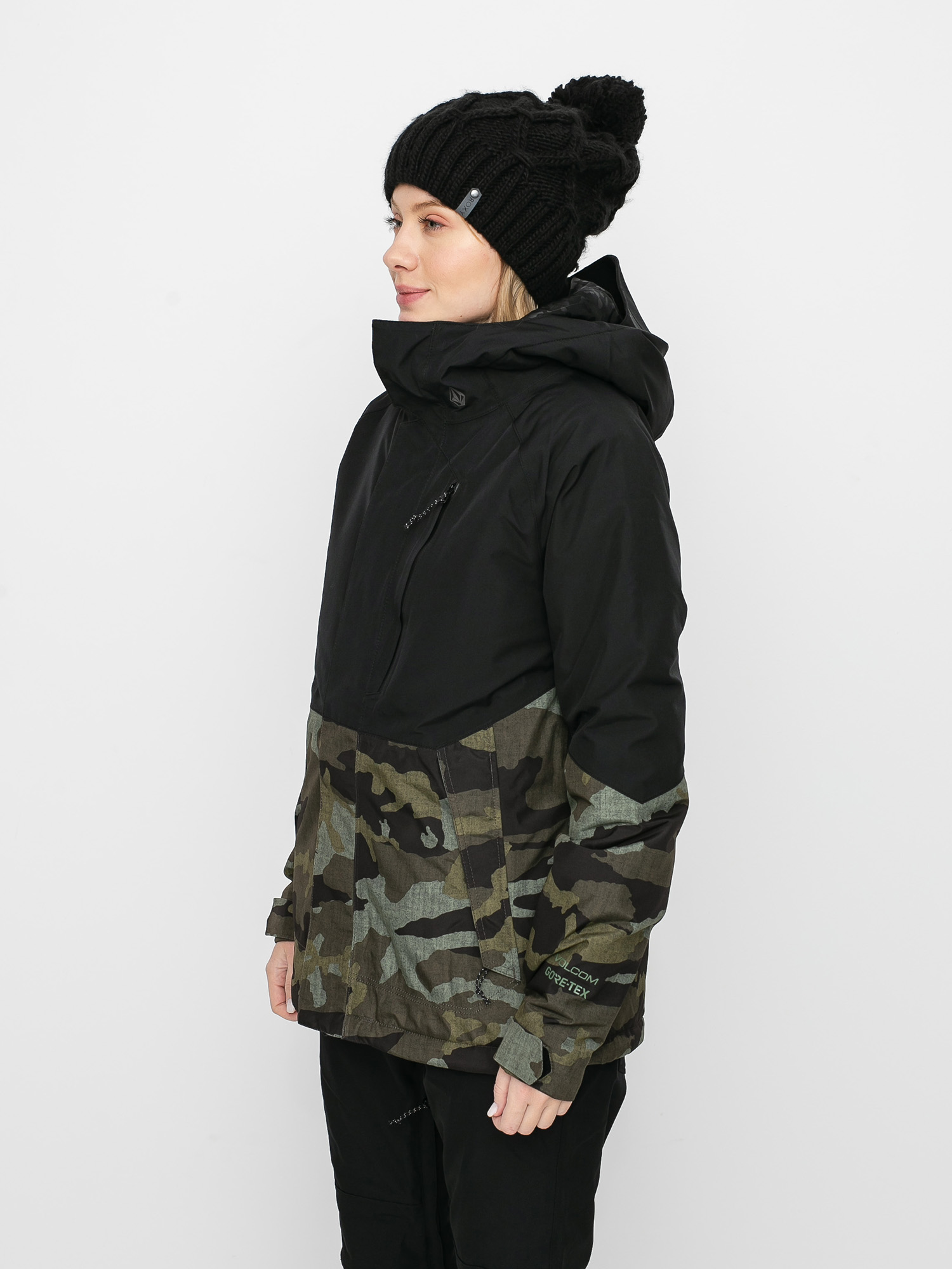 Damska Kurtka snowboardowa Volcom Aris Ins Gore (service green)