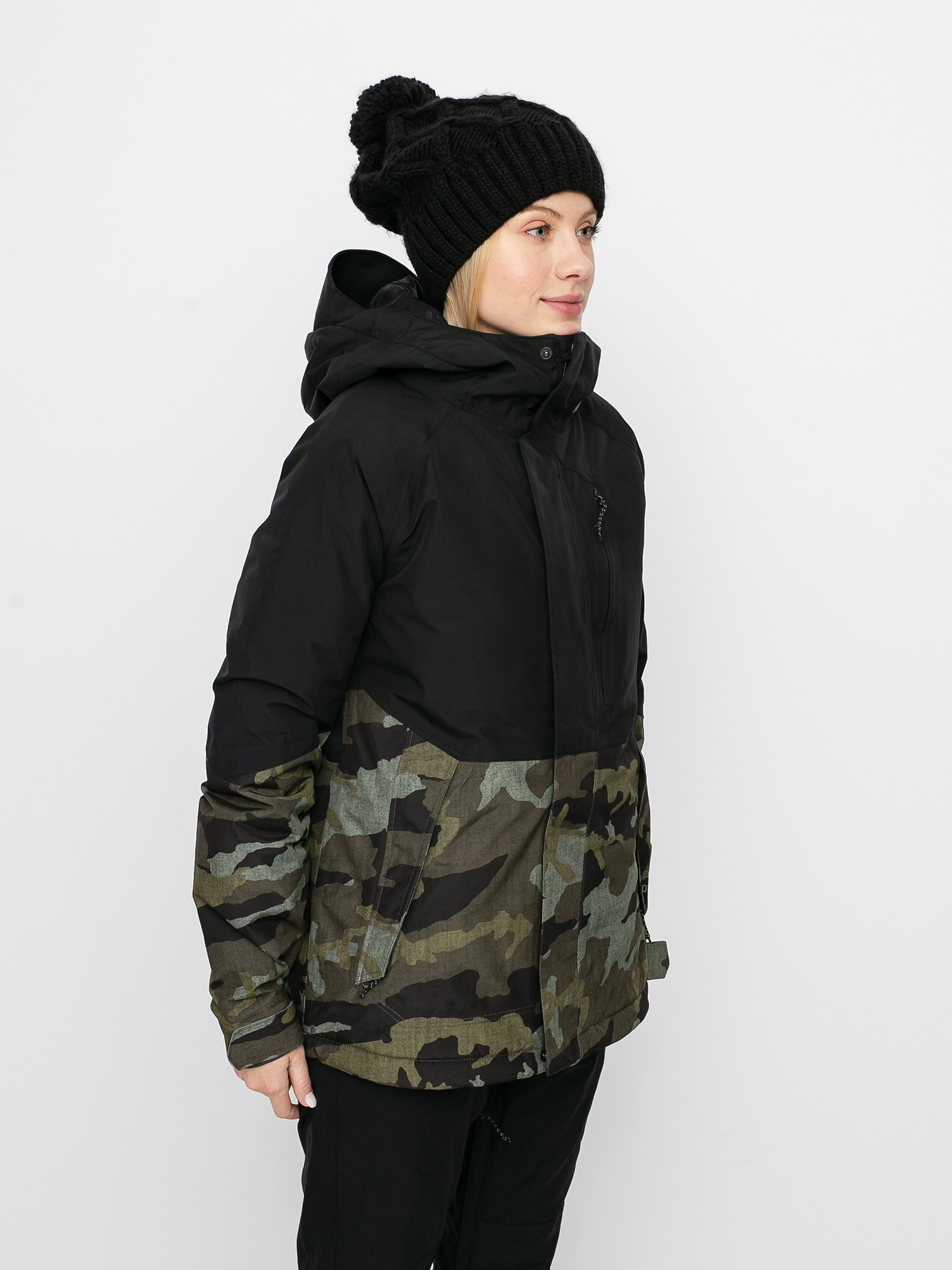 Damska Kurtka snowboardowa Volcom Aris Ins Gore (service green)