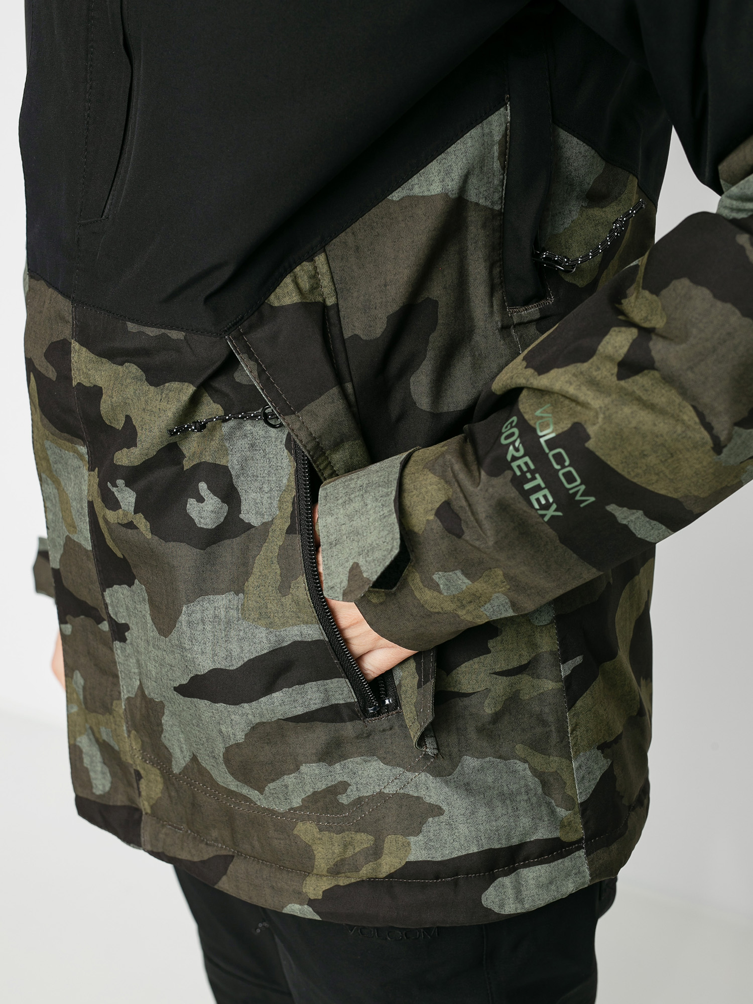 Damska Kurtka snowboardowa Volcom Aris Ins Gore (service green)