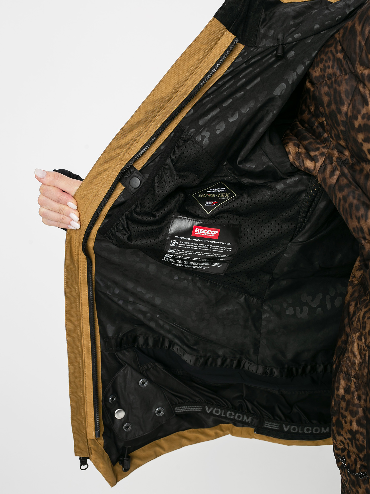 Damska Kurtka snowboardowa Volcom Iris 3 In 1 Gore (burnt khaki)