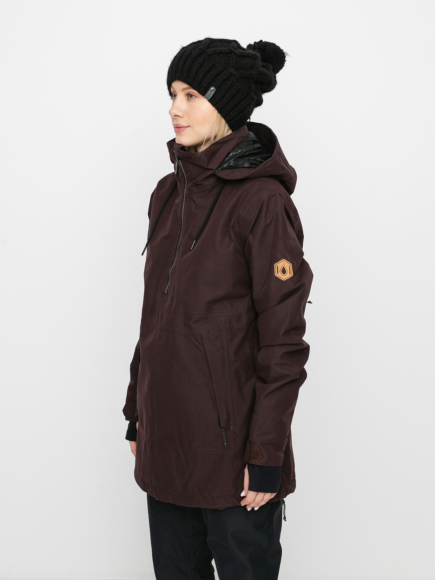 Damska Kurtka snowboardowa Volcom Fern Ins Gore Pullover (black red)